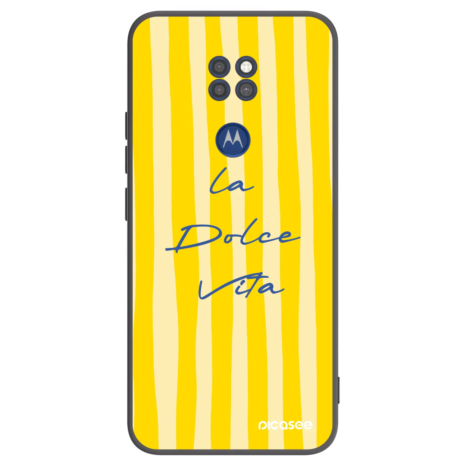 Picasee husă neagră din silicon pentru Motorola Moto G9 Play - Ladolcevita