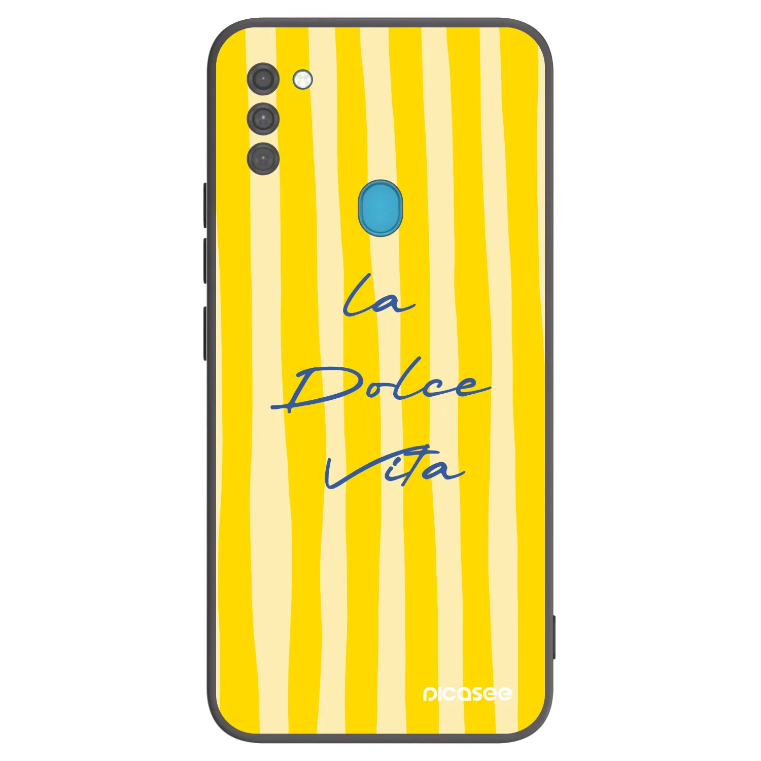 Picasee husă neagră din silicon pentru Samsung Galaxy M11 - Ladolcevita