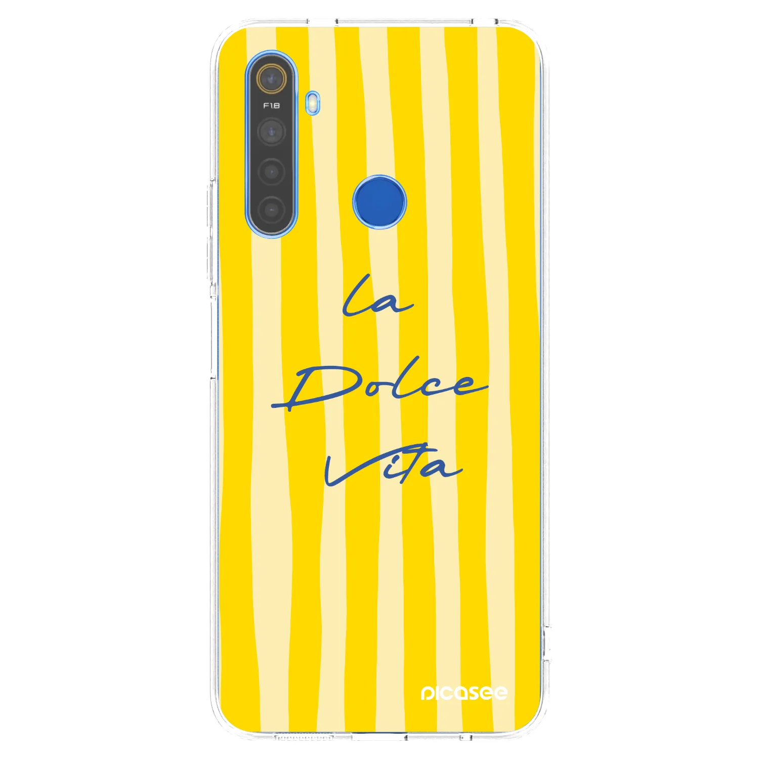 Picasee husă transparentă din silicon pentru Realme 5 - Ladolcevita