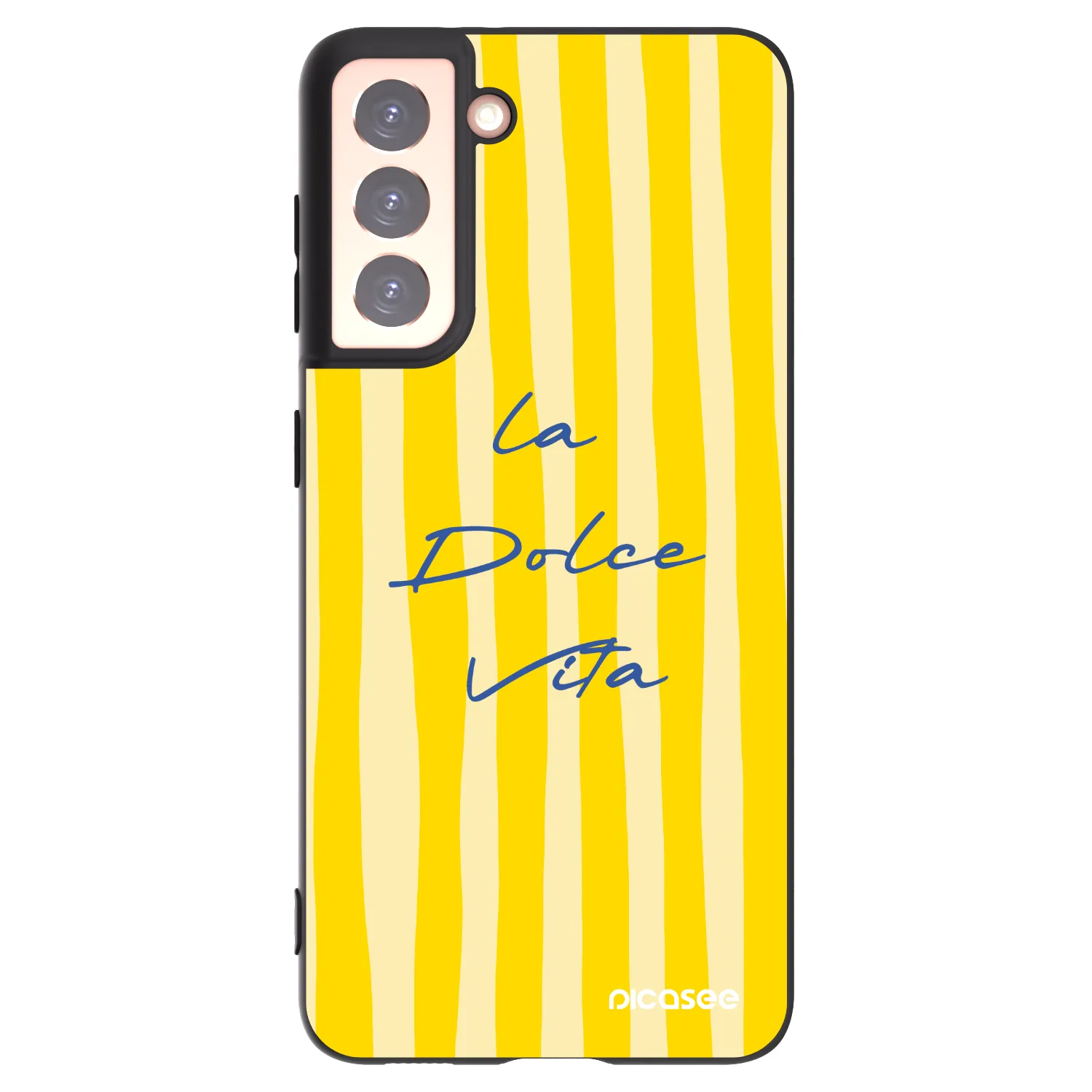 Picasee husă neagră din silicon pentru Samsung Galaxy S21 5G G991B - Ladolcevita
