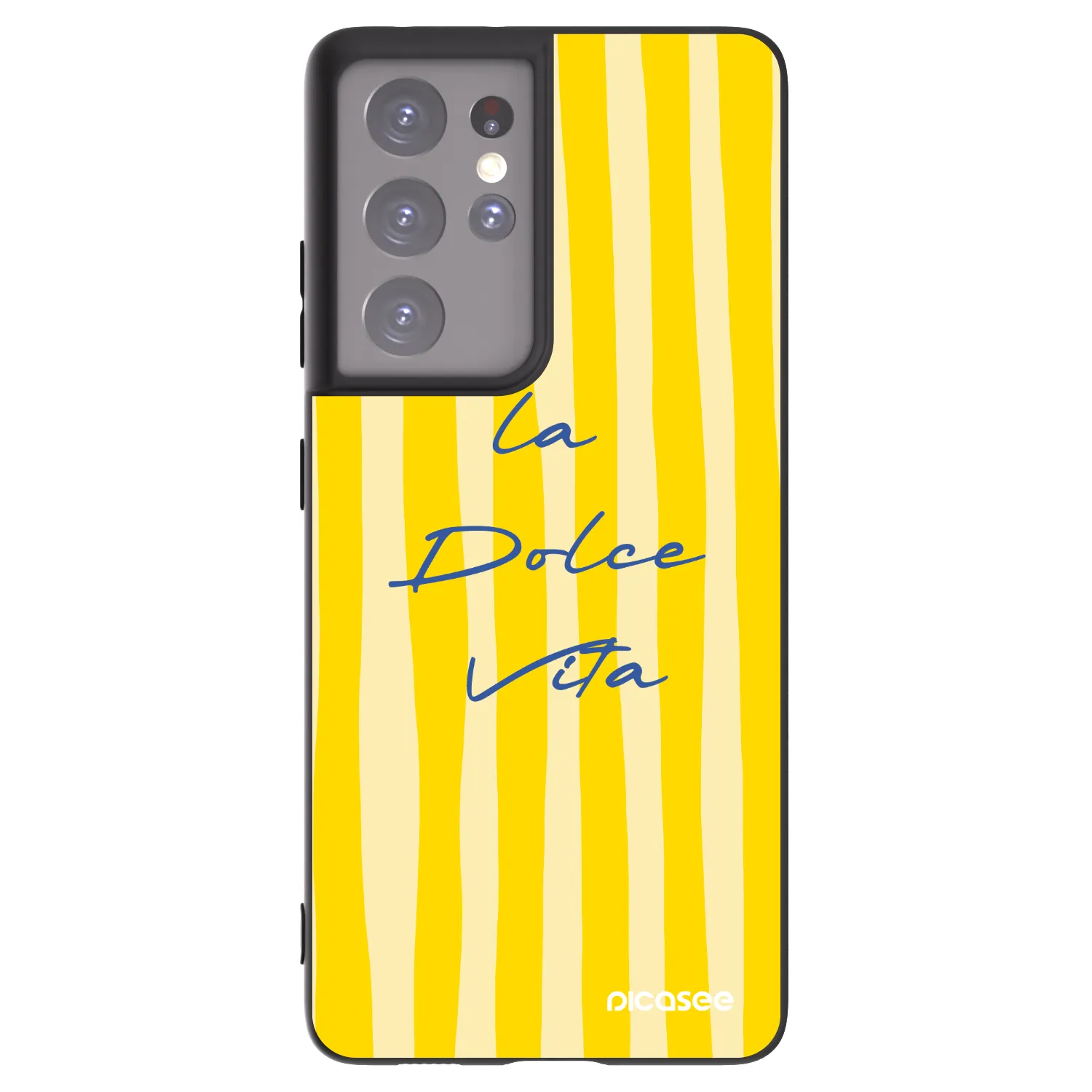 Picasee husă neagră din silicon pentru Samsung Galaxy S21 Ultra 5G G998B - Ladolcevita