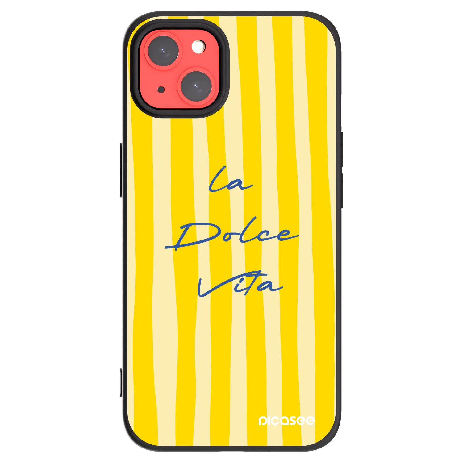 Picasee husă neagră din silicon pentru Apple iPhone 13 - Ladolcevita