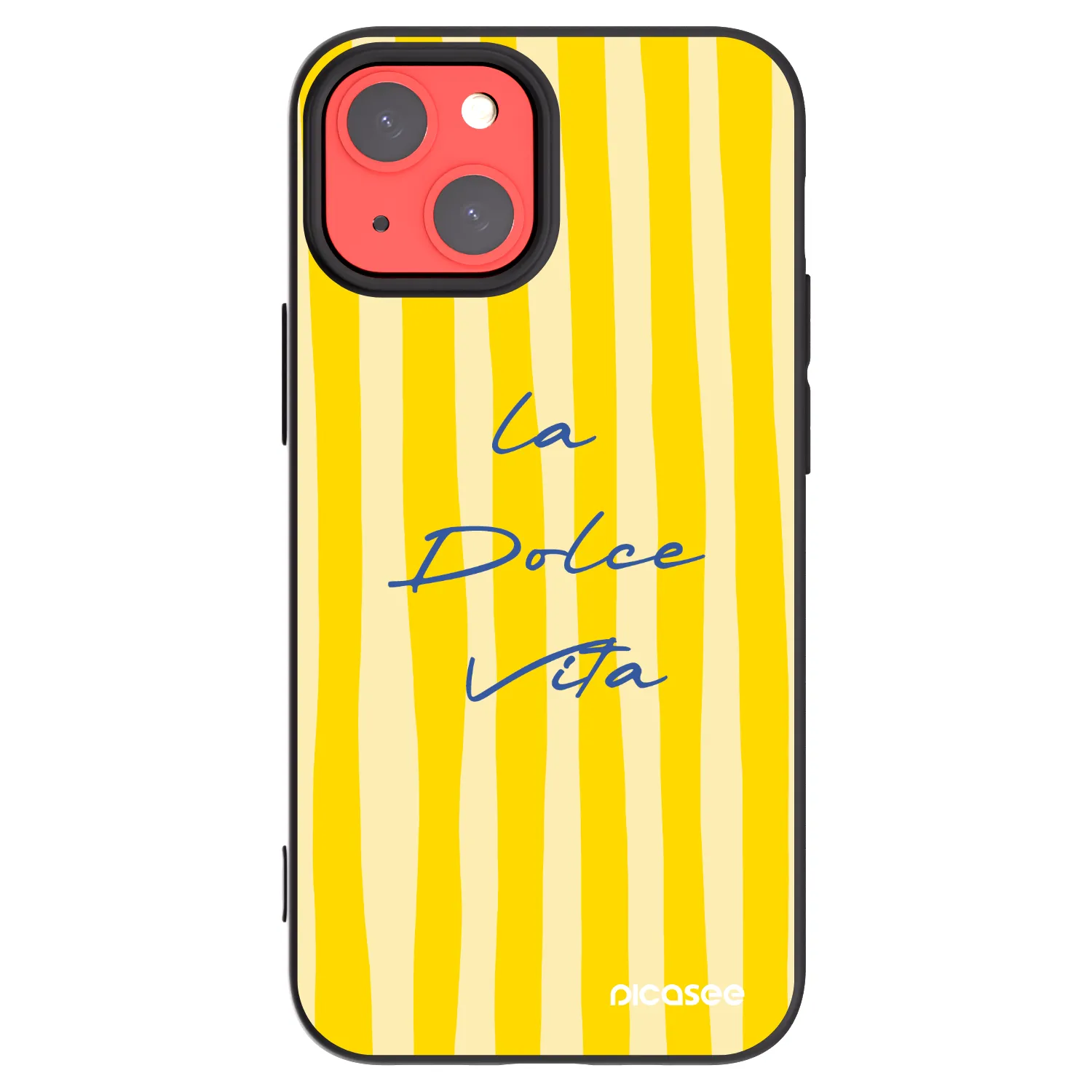 Picasee husă neagră din silicon pentru Apple iPhone 13 mini - Ladolcevita
