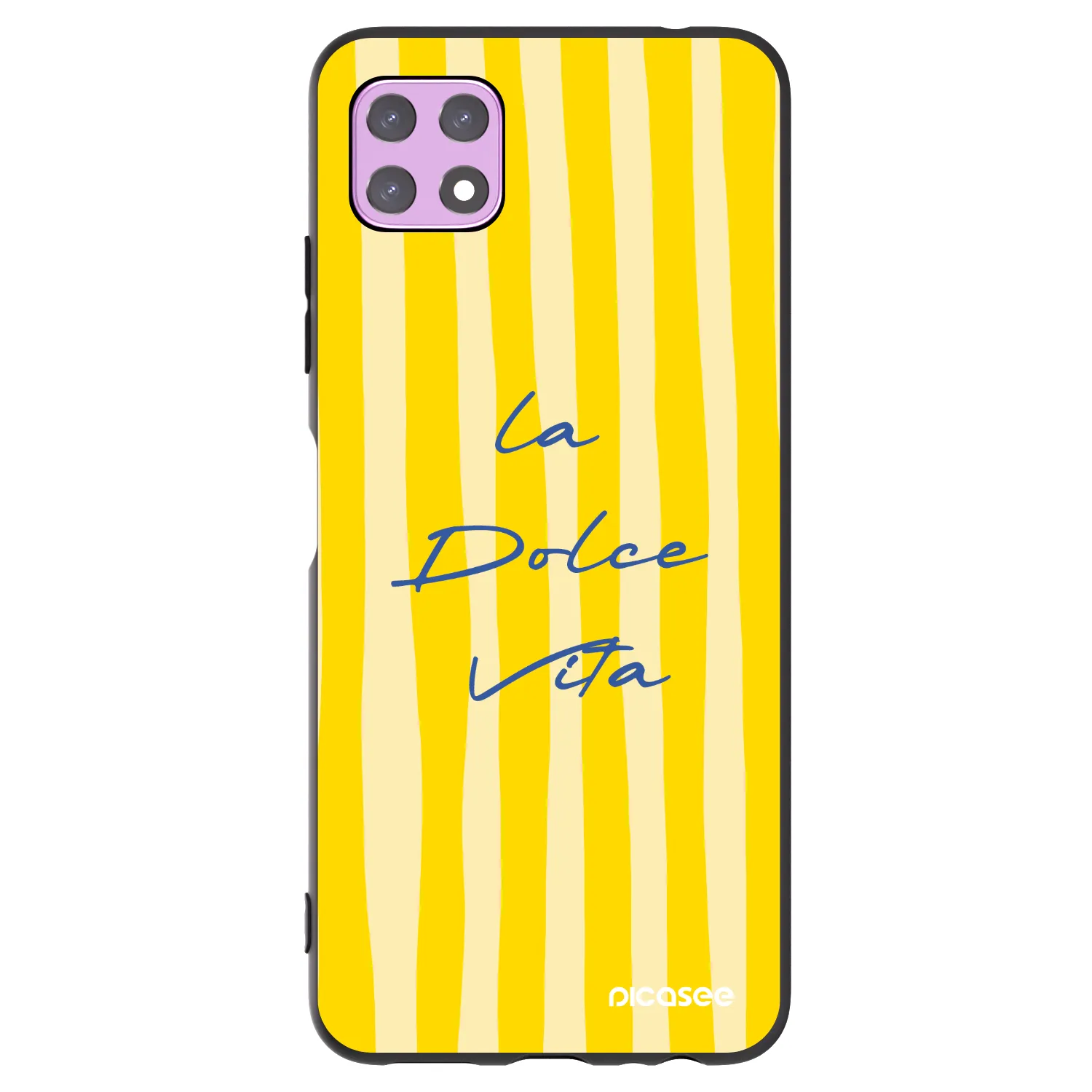 Picasee husă neagră din silicon pentru Samsung Galaxy A22 A226B 5G - Ladolcevita