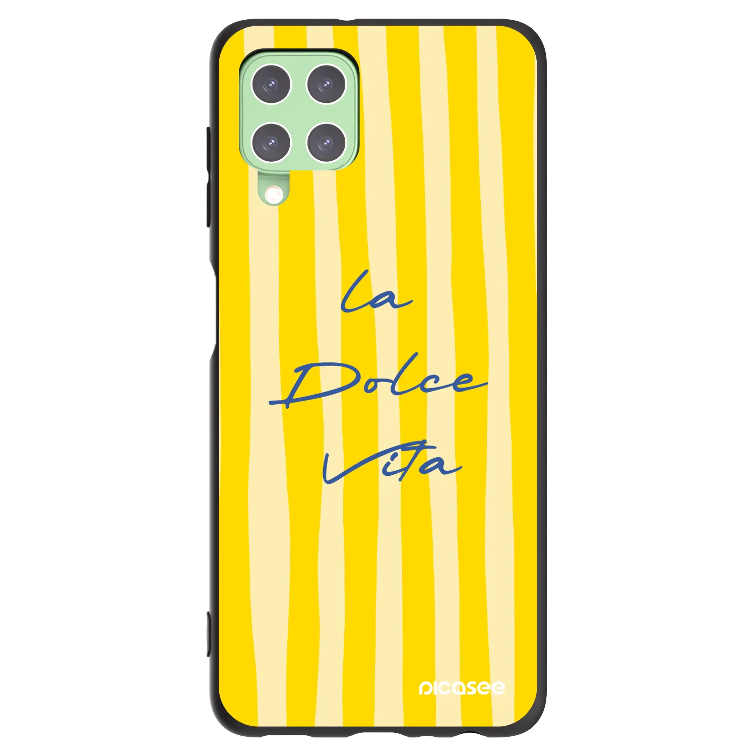 Picasee husă neagră din silicon pentru Samsung Galaxy A22 A225F 4G - Ladolcevita