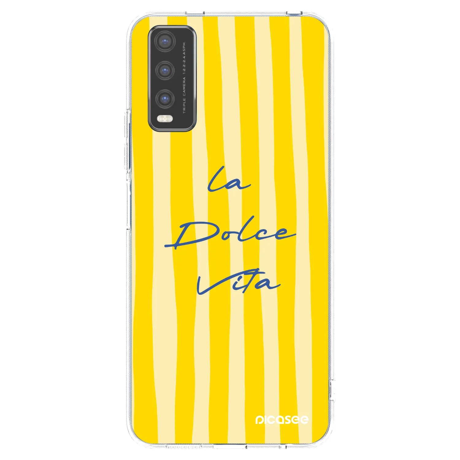 Picasee husă transparentă din silicon pentru Vivo Y20s - Ladolcevita