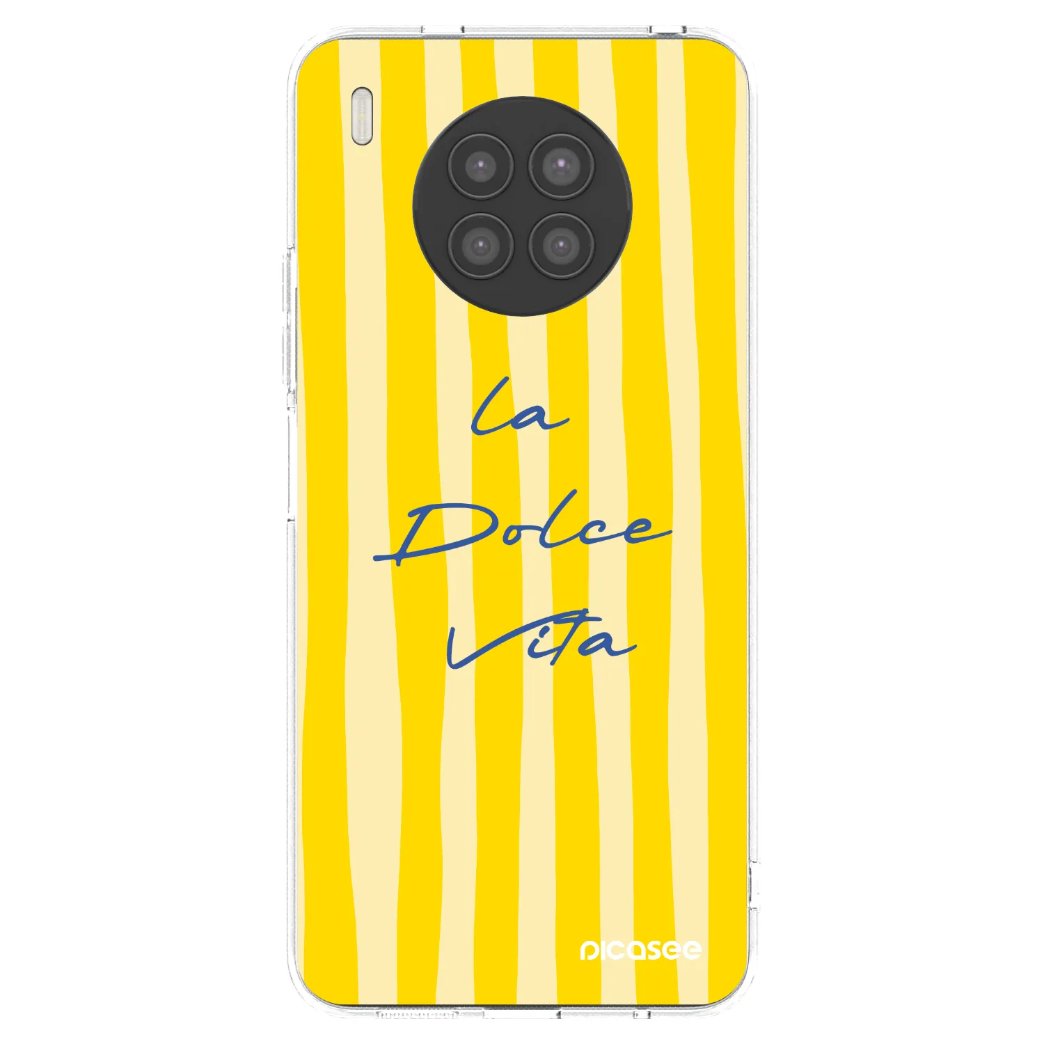 Picasee husă transparentă din silicon pentru Huawei Nova 8i - Ladolcevita