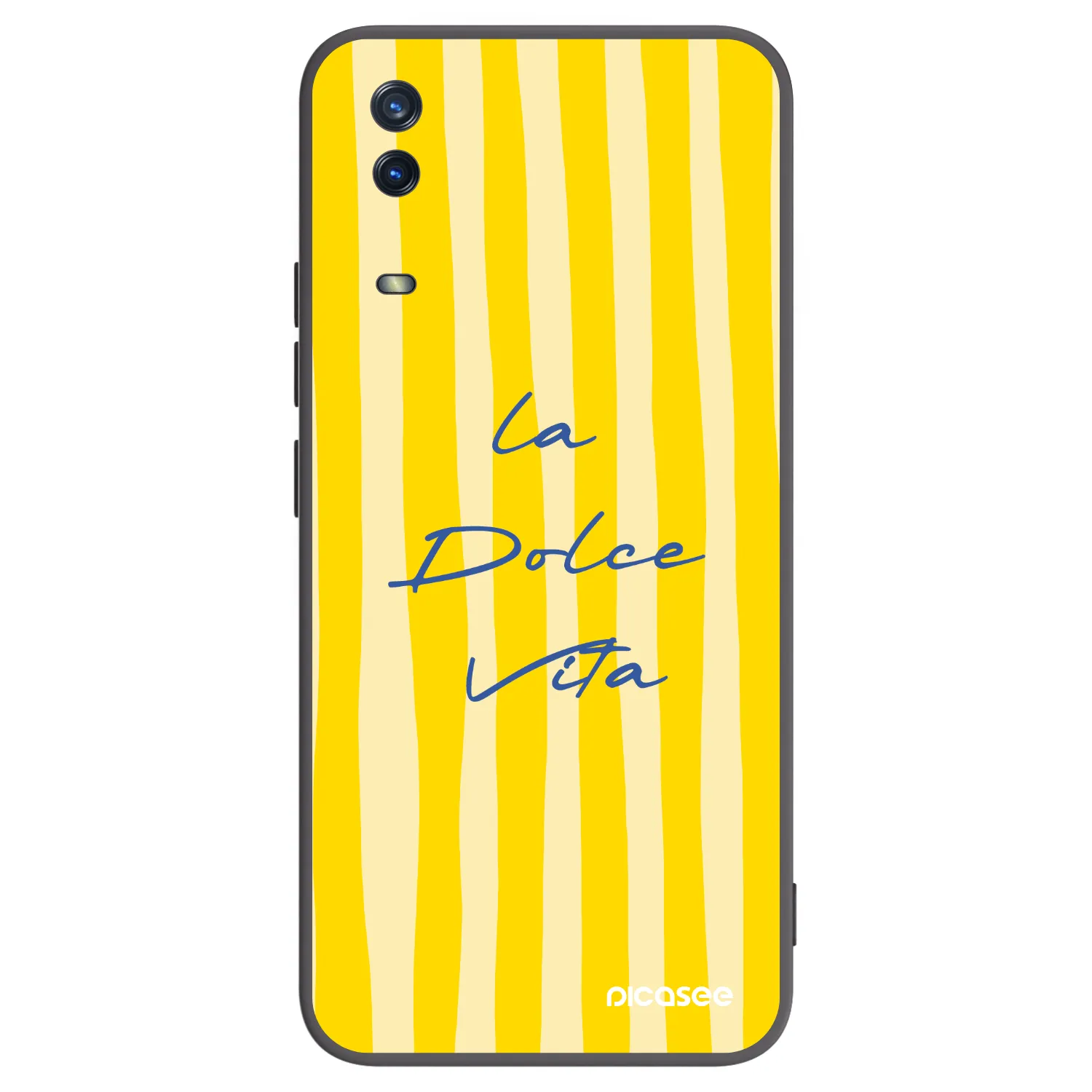 Picasee husă neagră din silicon pentru Vivo Y11s - Ladolcevita
