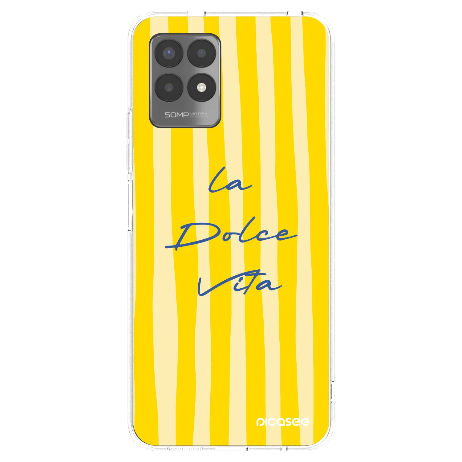 Picasee husă transparentă din silicon pentru Realme 8i - Ladolcevita
