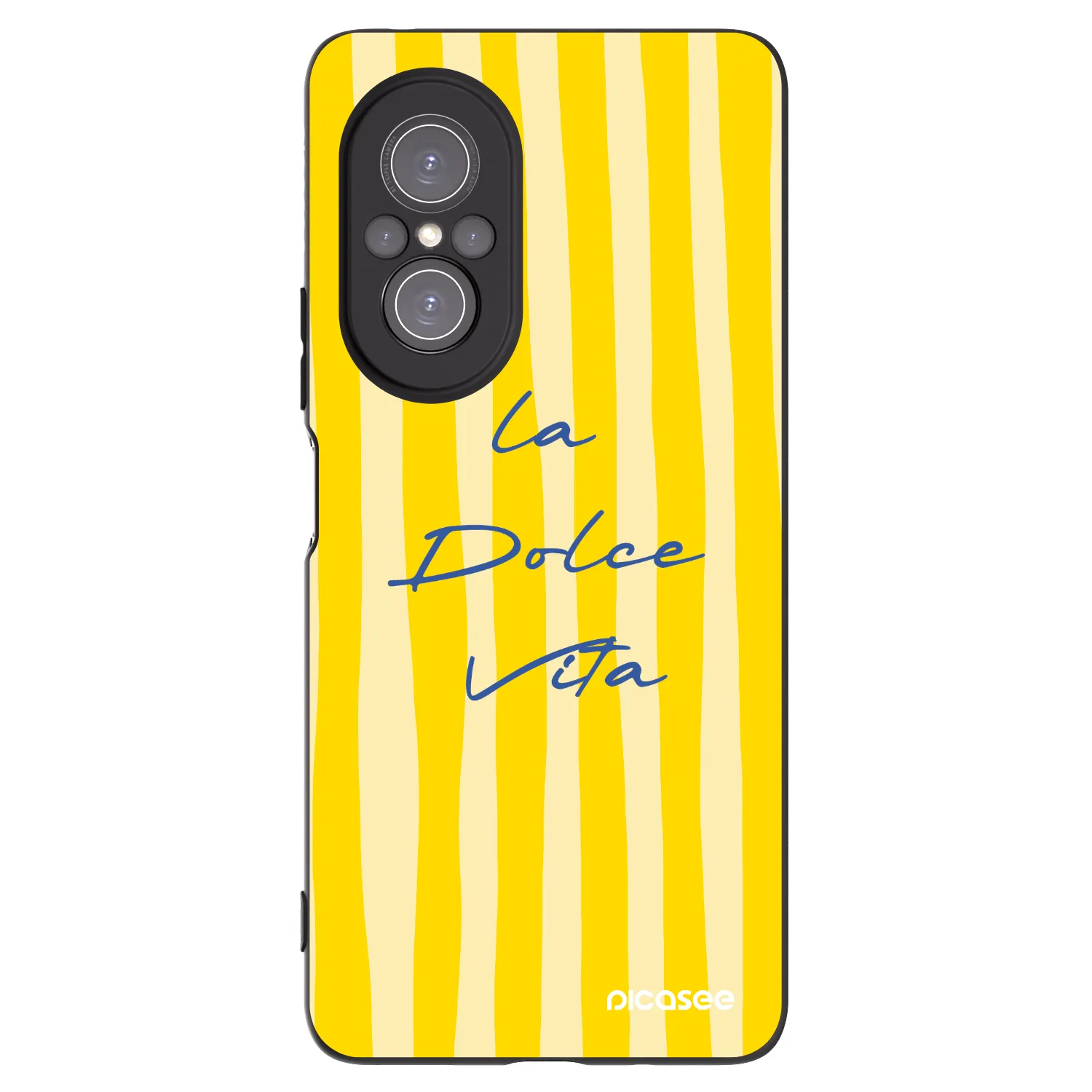 Picasee husă neagră din silicon pentru Huawei Nova 9 SE - Ladolcevita