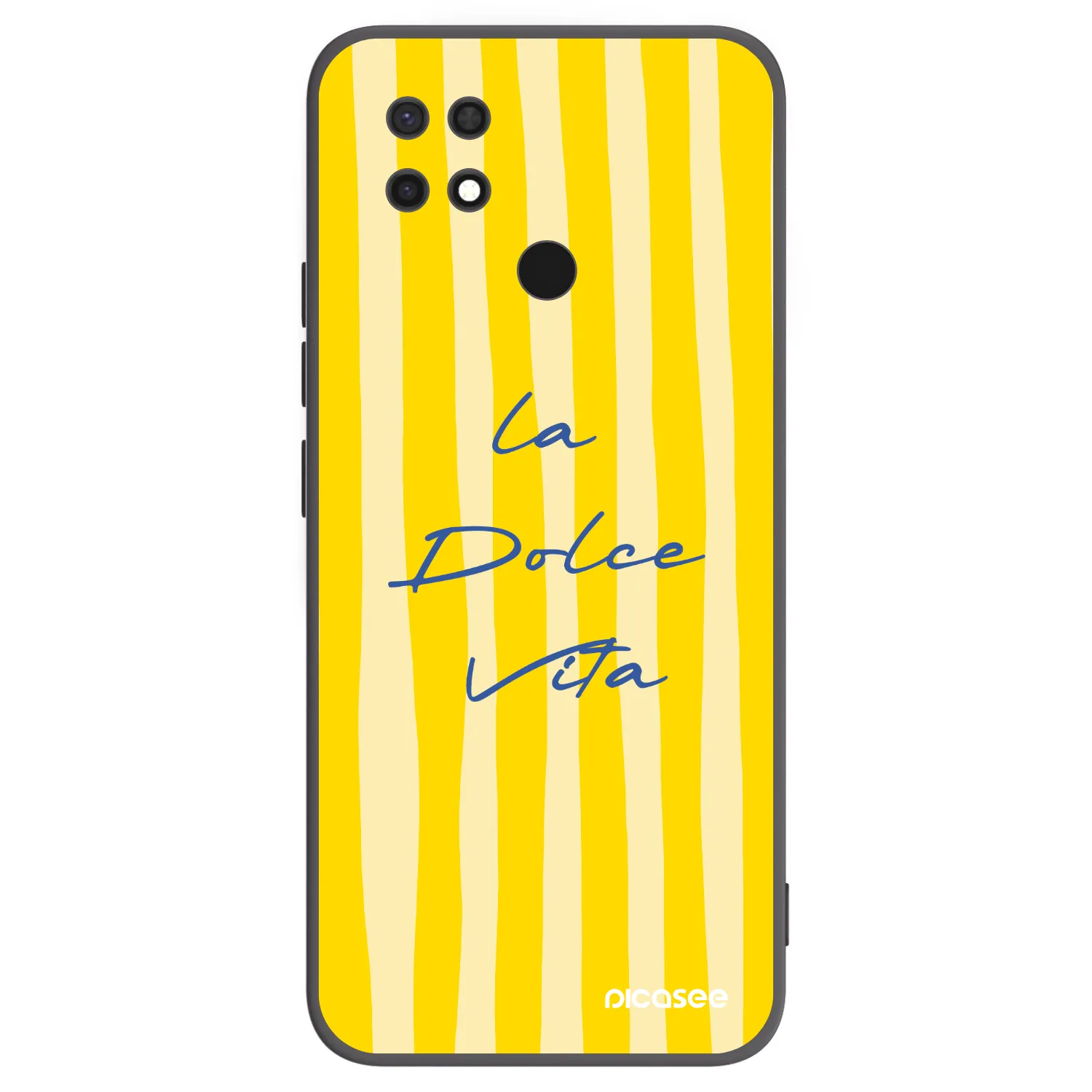 Picasee husă neagră din silicon pentru Xiaomi Redmi 10C - Ladolcevita