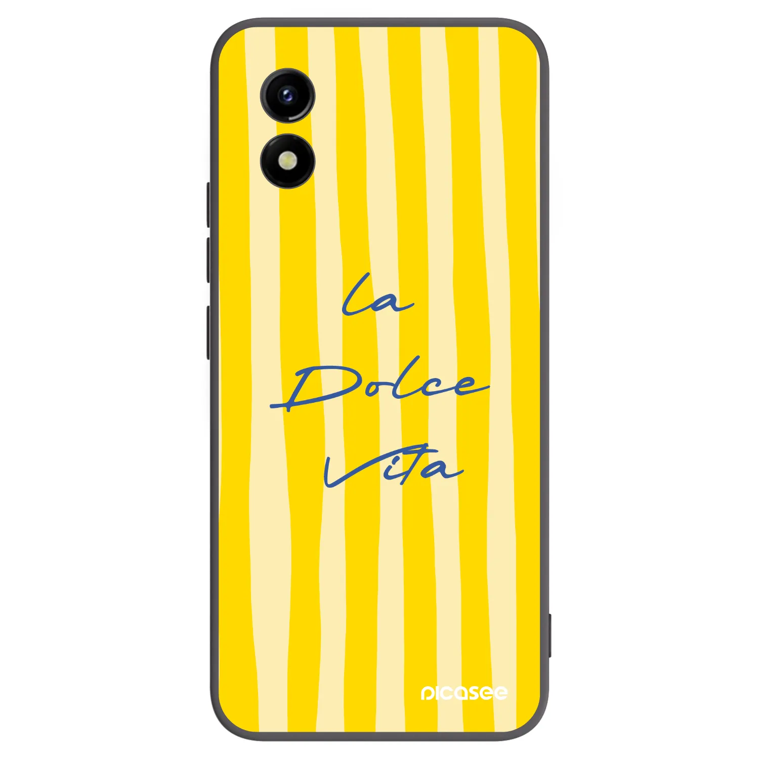 Picasee husă neagră din silicon pentru Vivo Y01 - Ladolcevita