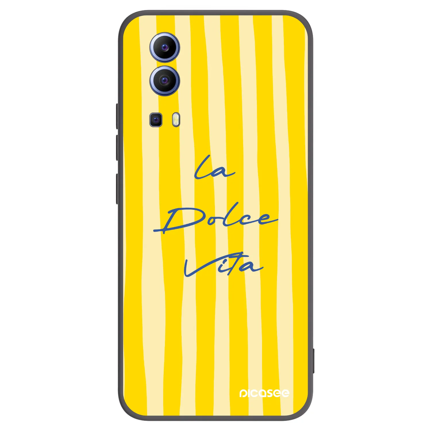 Picasee husă neagră din silicon pentru Vivo Y52 5G - Ladolcevita