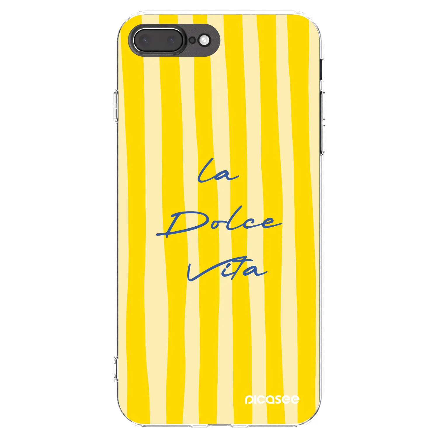 Picasee husă transparentă din silicon pentru Apple iPhone 8 Plus - Ladolcevita