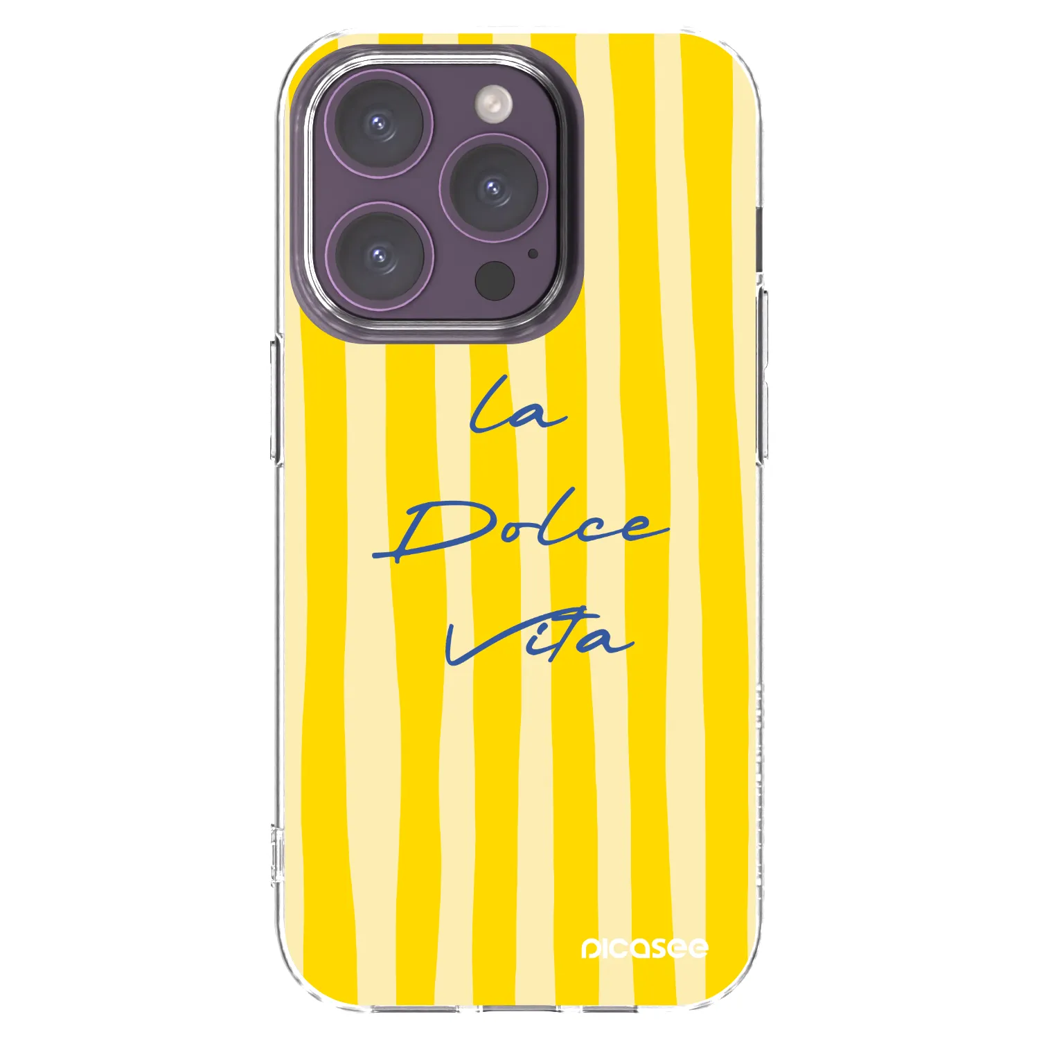 Picasee husă transparentă din silicon pentru Apple iPhone 14 Pro - Ladolcevita