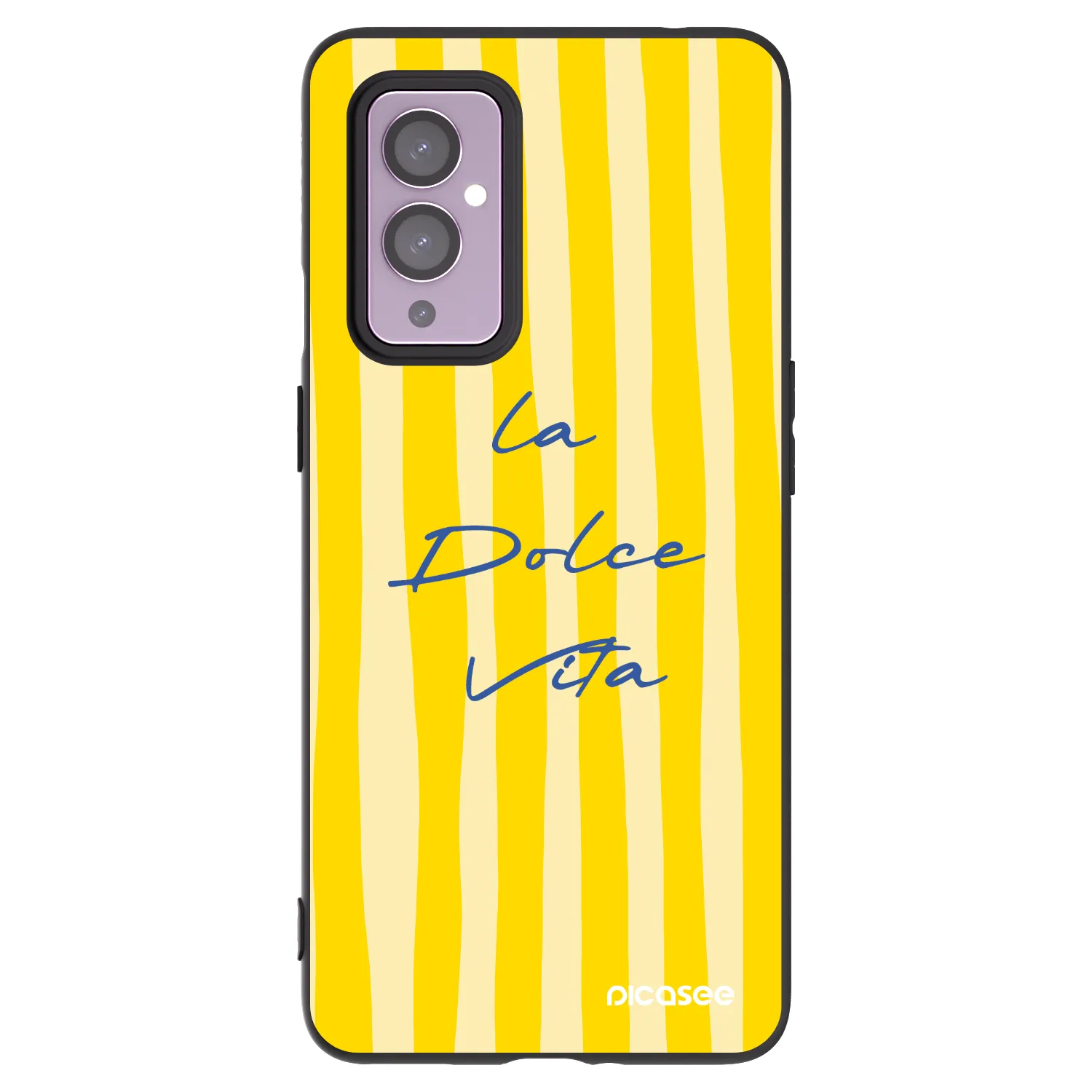 Picasee husă neagră din silicon pentru OnePlus 9 - Ladolcevita