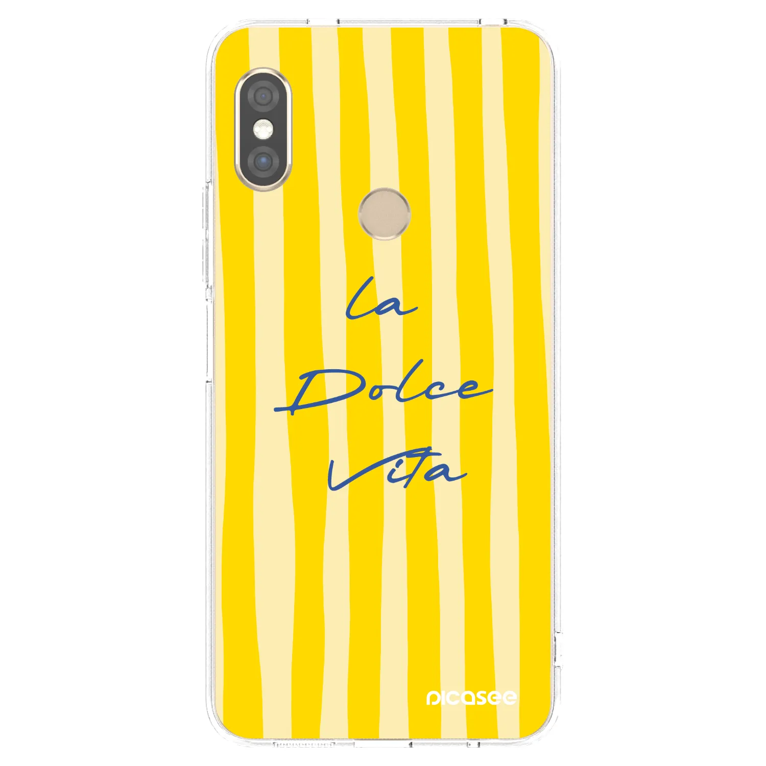 Picasee husă transparentă din silicon pentru Xiaomi Redmi Note 5 Global - Ladolcevita