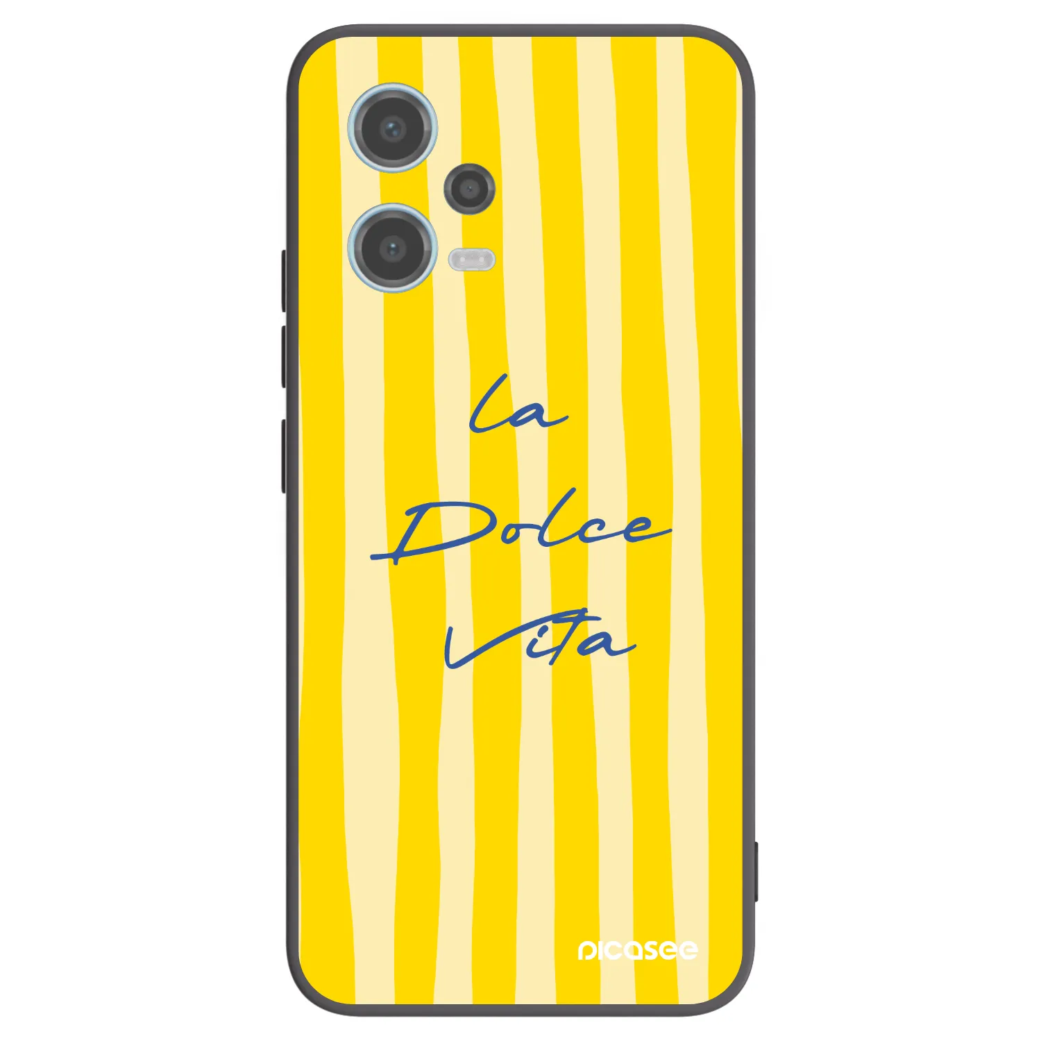 Picasee husă neagră din silicon pentru Xiaomi Redmi Note 12 5G - Ladolcevita