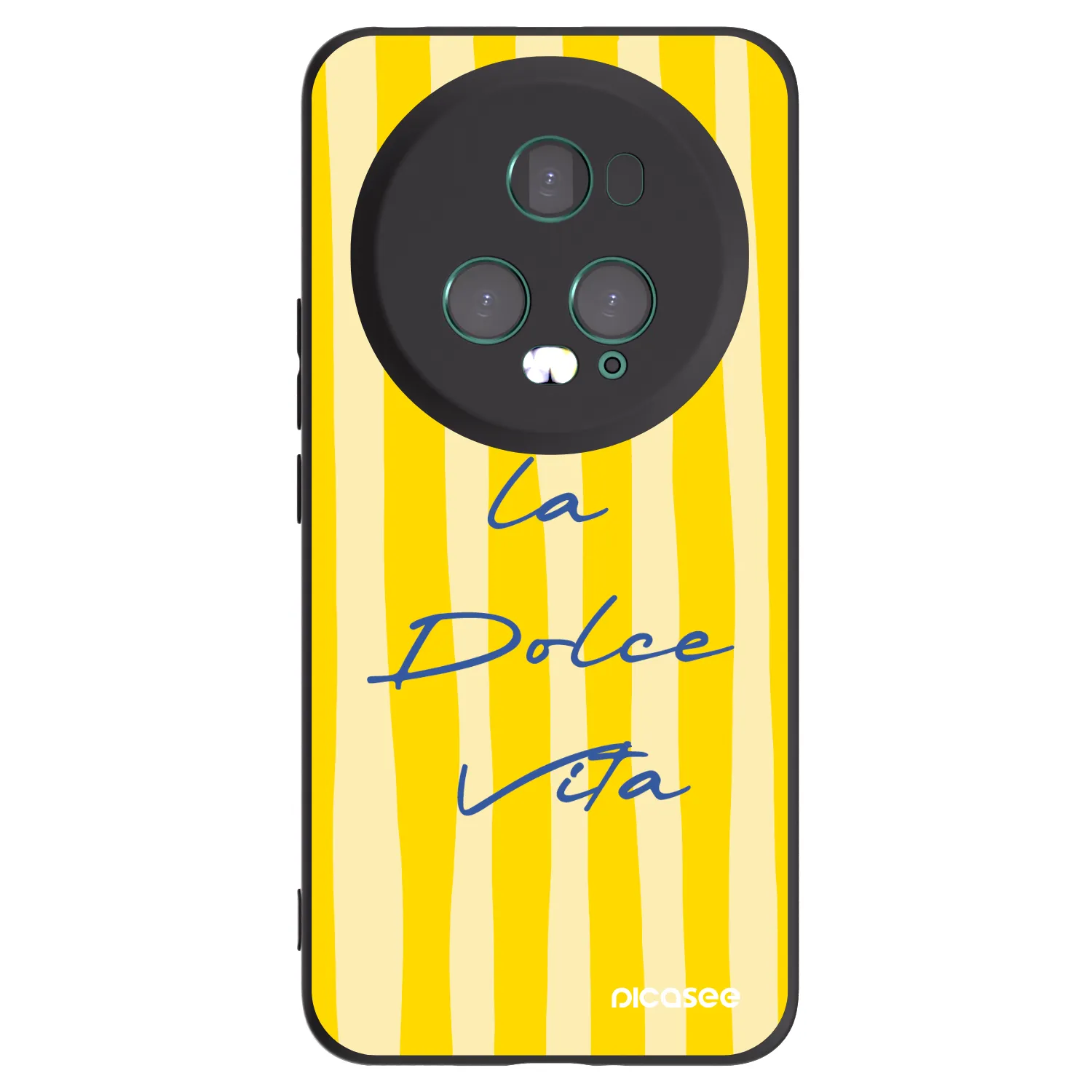Picasee husă neagră din silicon pentru Honor Magic5 Pro - Ladolcevita