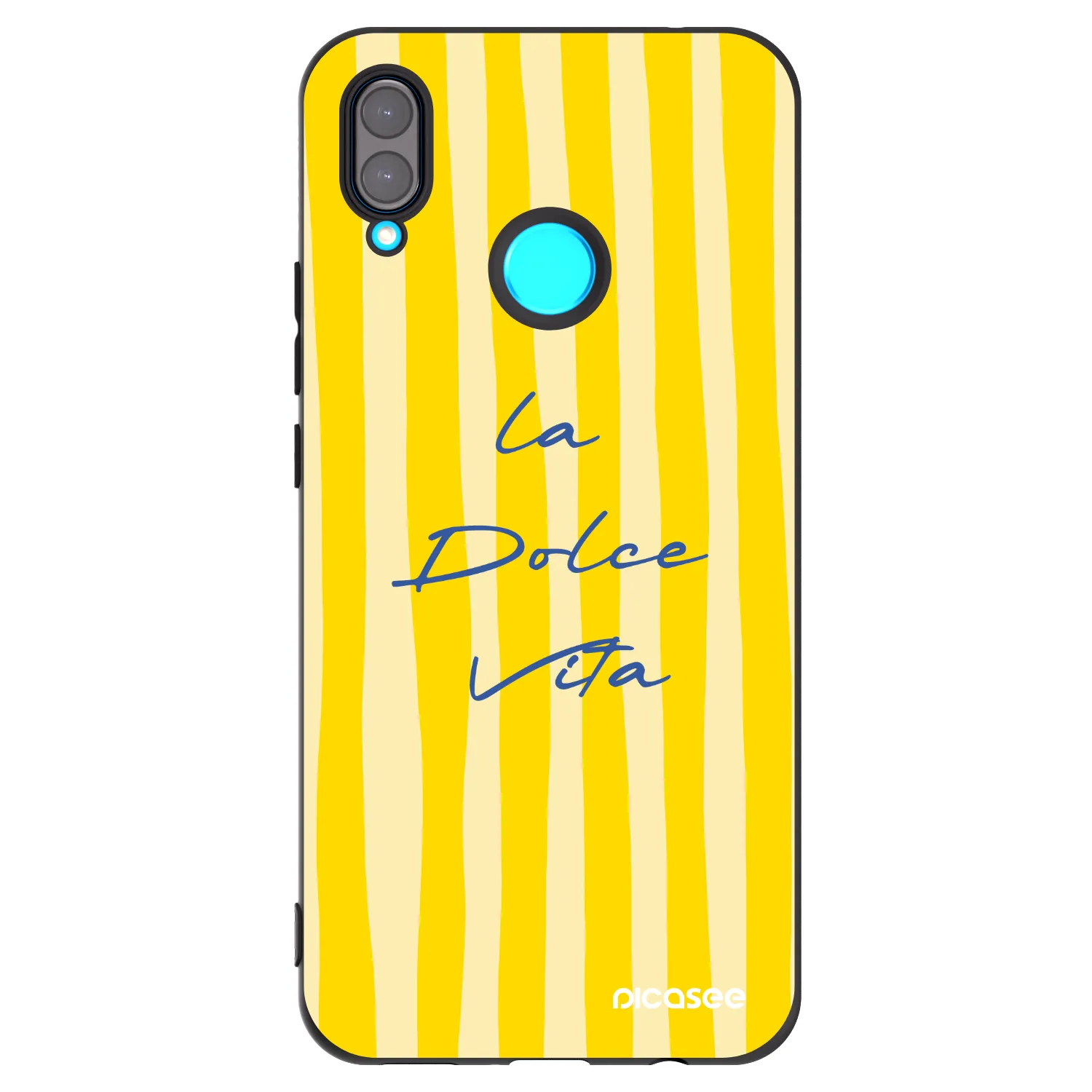 Picasee husă neagră din silicon pentru Huawei Nova 3i - Ladolcevita
