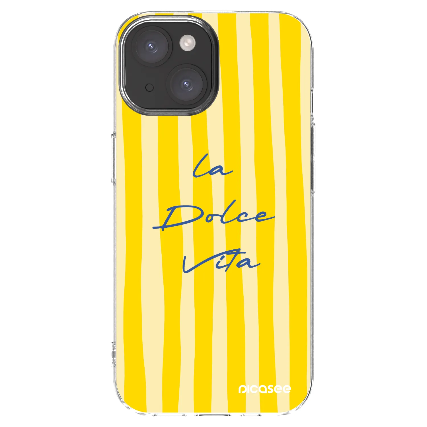 Picasee husă transparentă din silicon pentru Apple iPhone 15 - Ladolcevita