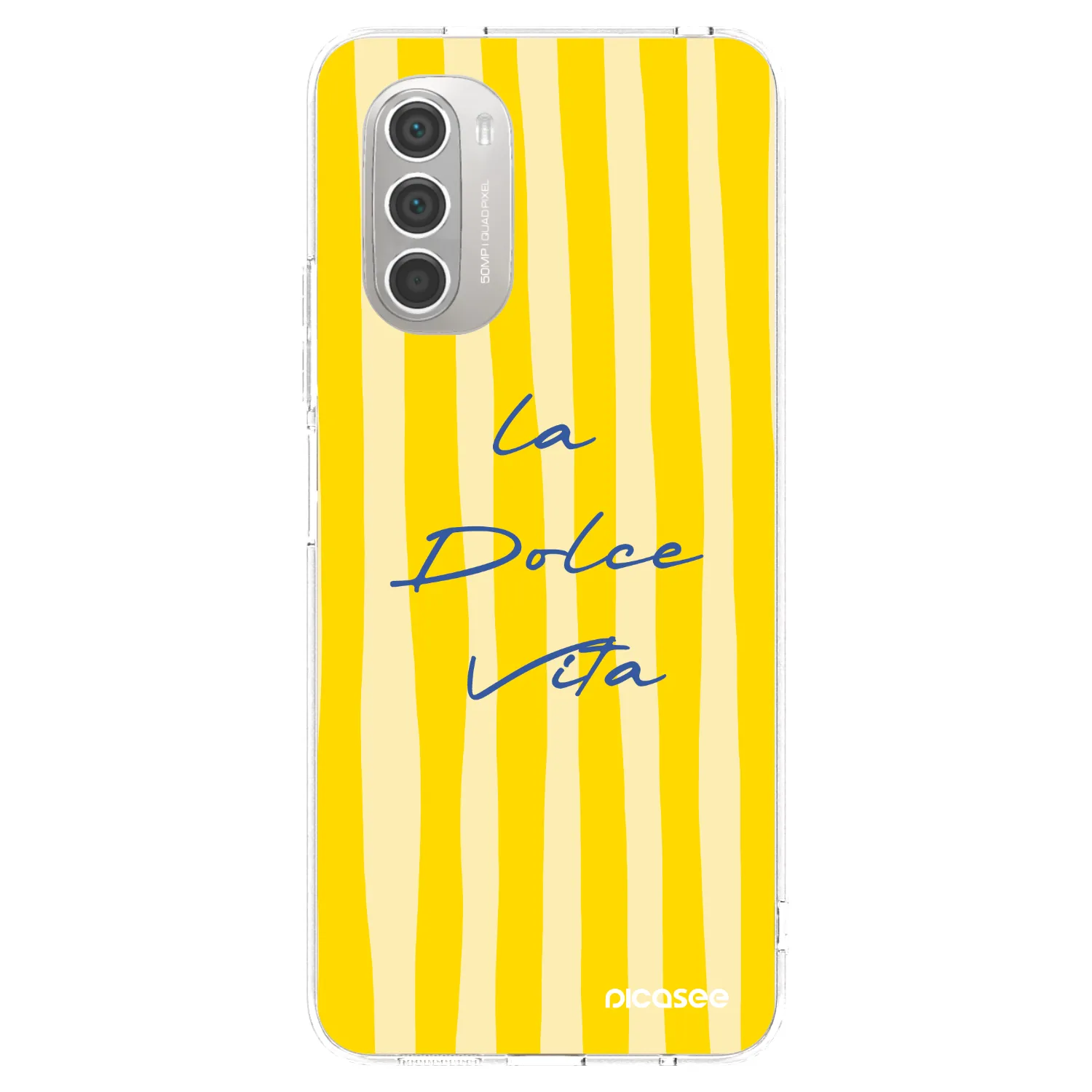 Picasee husă transparentă din silicon pentru Motorola Moto G51 - Ladolcevita