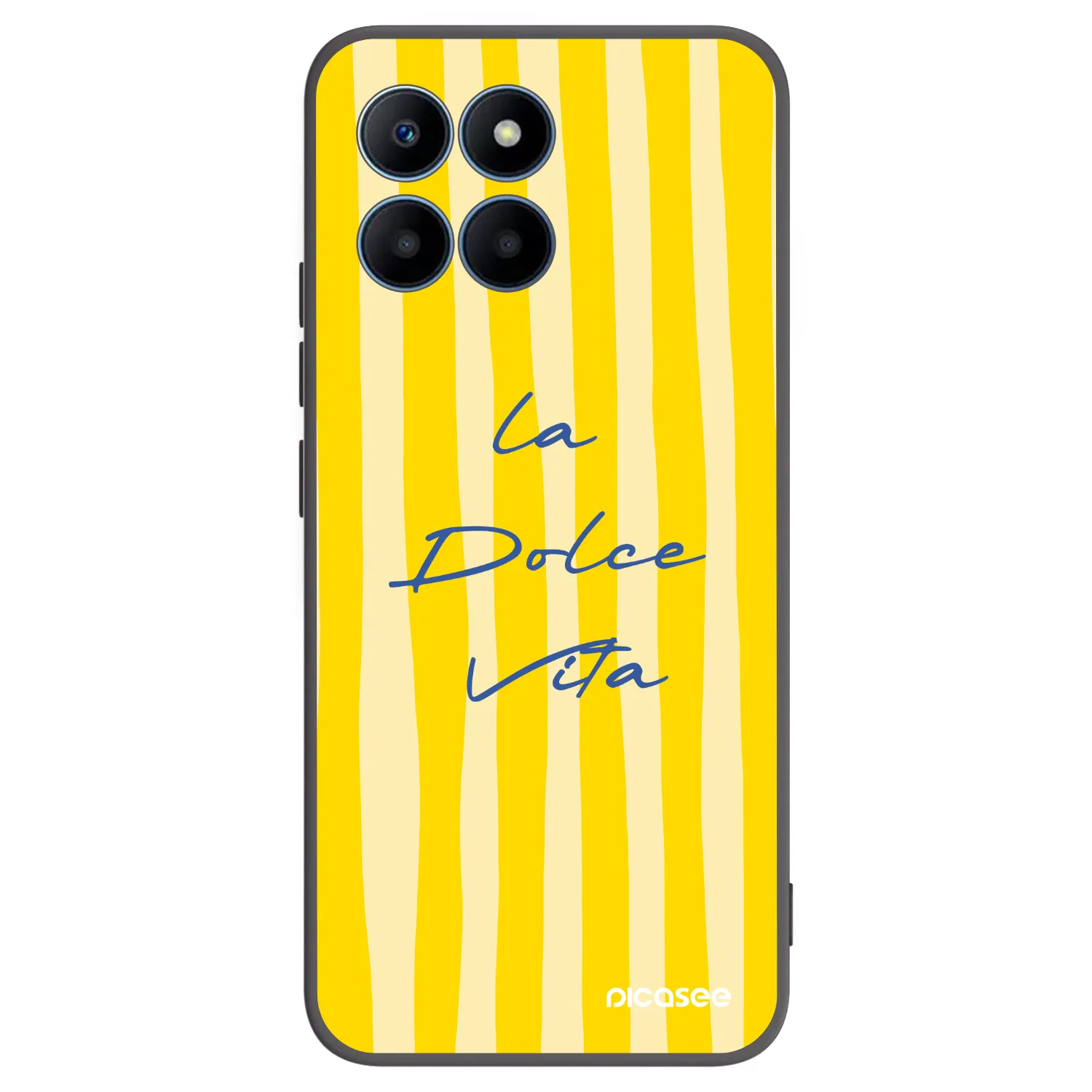 Picasee husă neagră din silicon pentru Honor 70 Lite - Ladolcevita