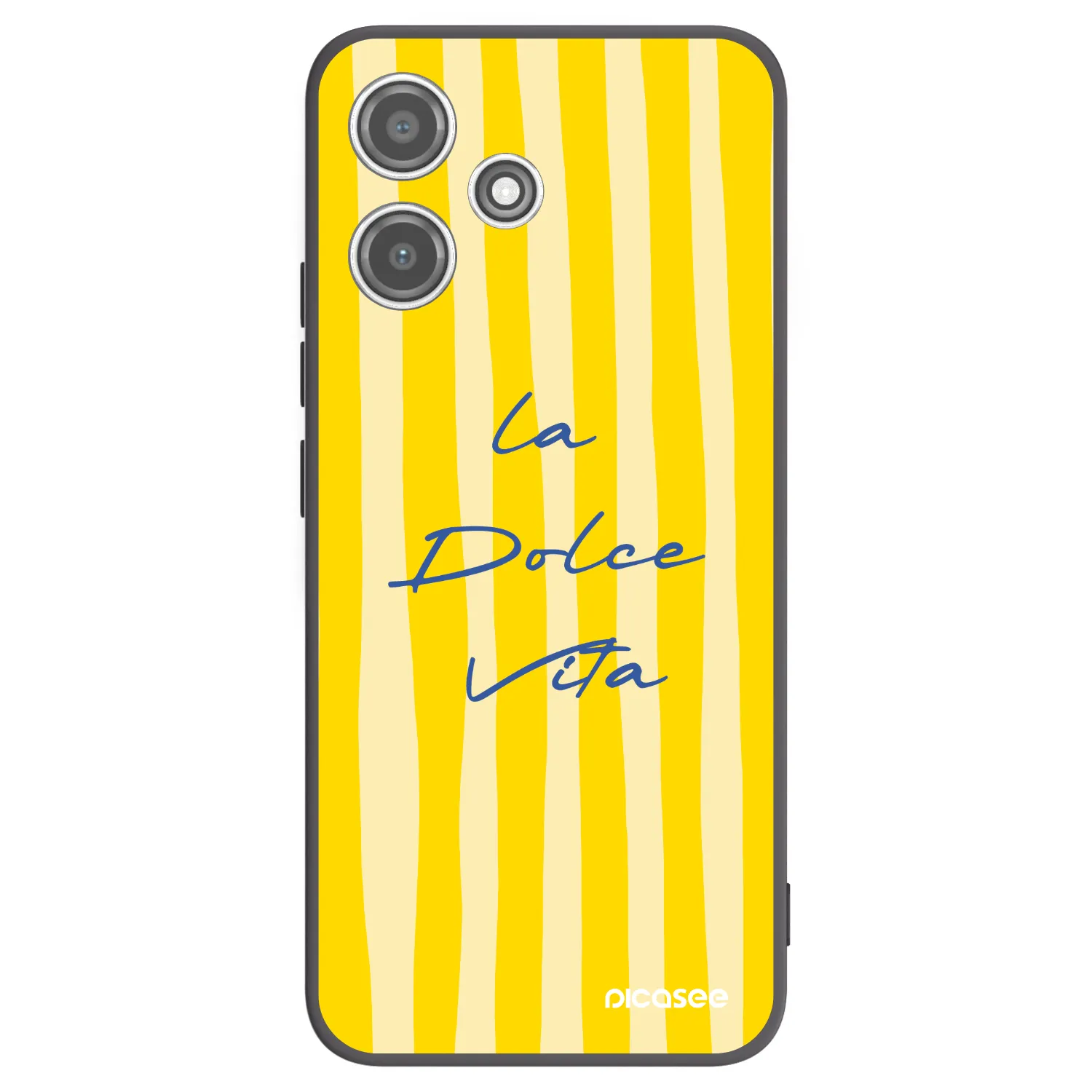 Picasee husă neagră din silicon pentru Xiaomi Redmi 12 5G - Ladolcevita
