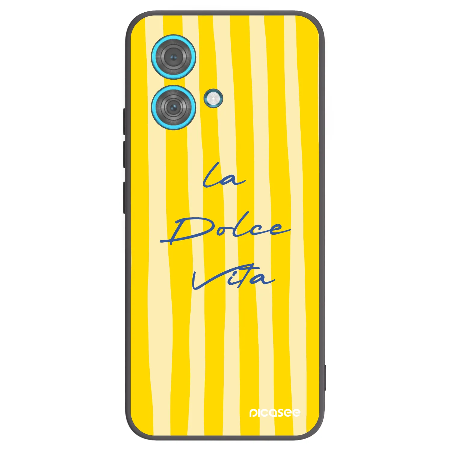 Picasee husă neagră din silicon pentru Motorola Edge 40 Neo - Ladolcevita
