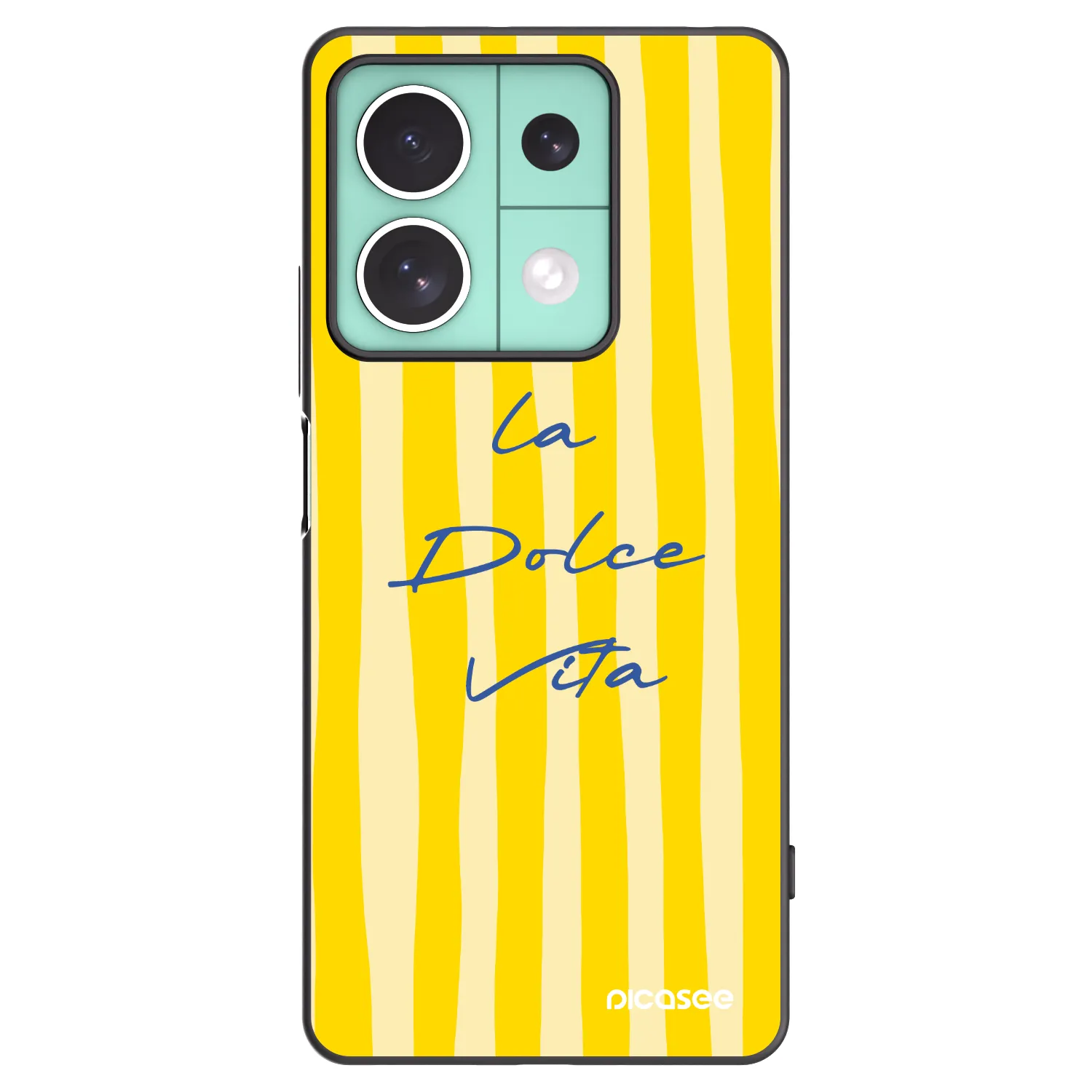 Picasee husă neagră din silicon pentru Xiaomi Redmi Note 13 5G - Ladolcevita