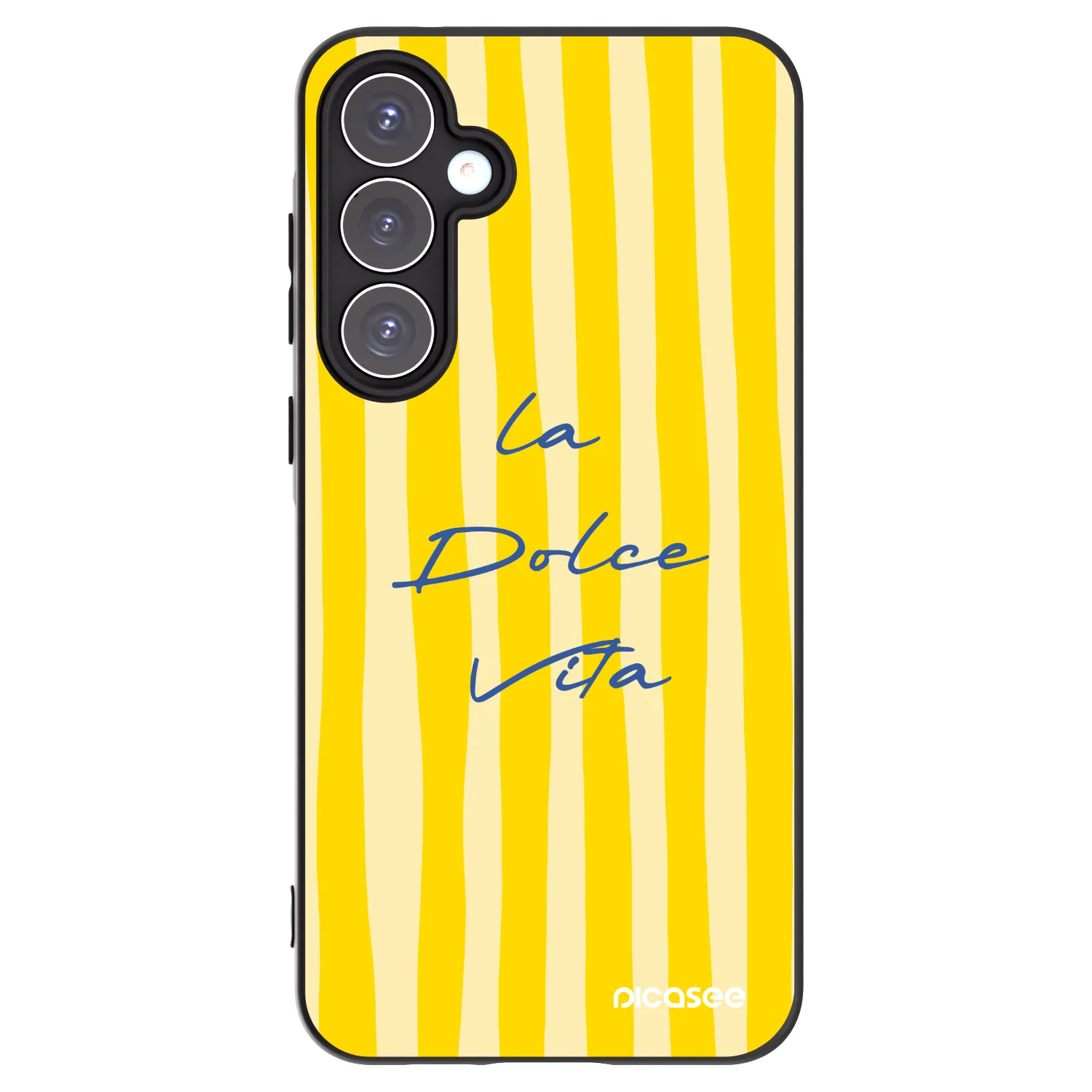 Picasee husă neagră din silicon pentru Samsung Galaxy A55 5G A556B - Ladolcevita