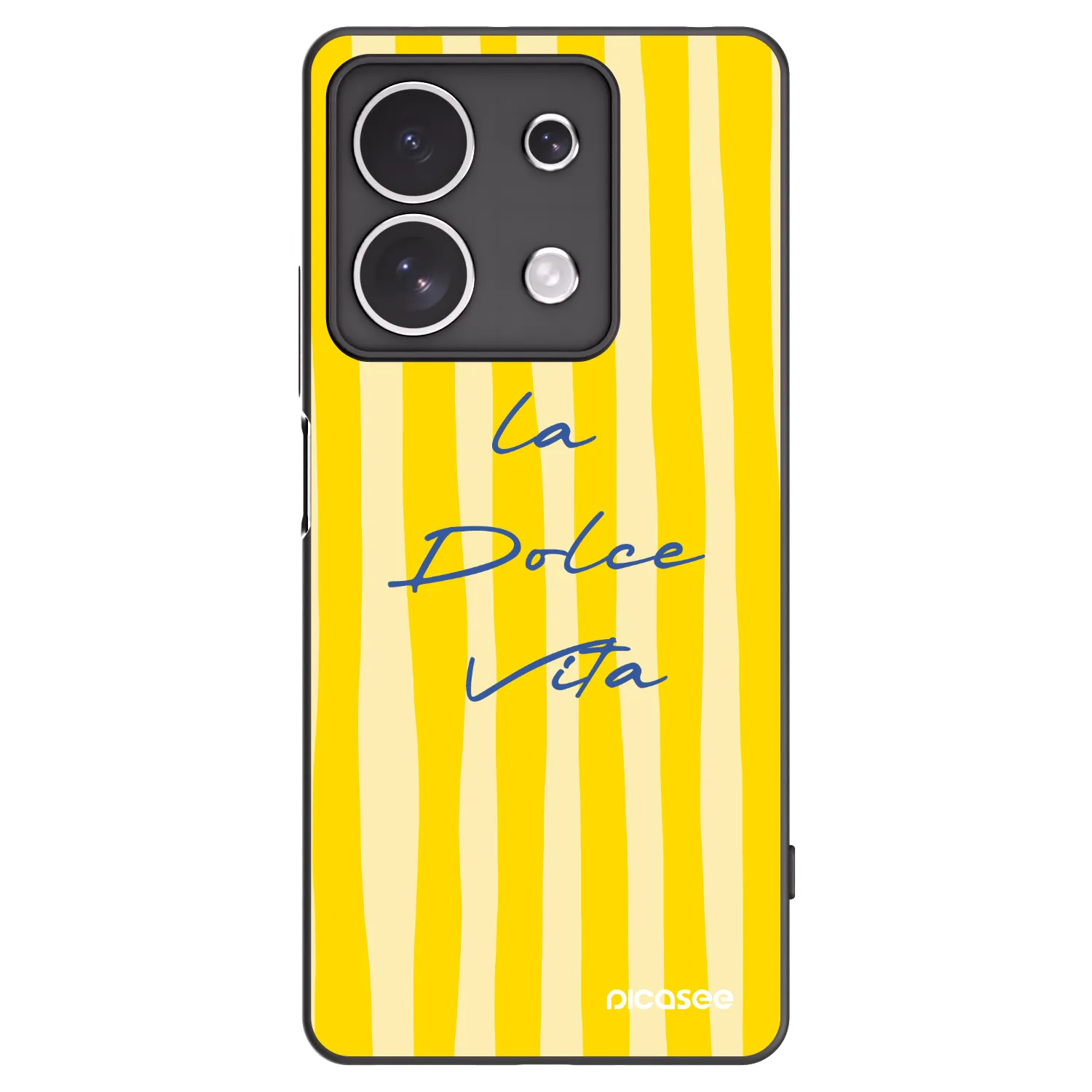 Picasee husă neagră din silicon pentru Xiaomi Redmi Note 13 4G - Ladolcevita