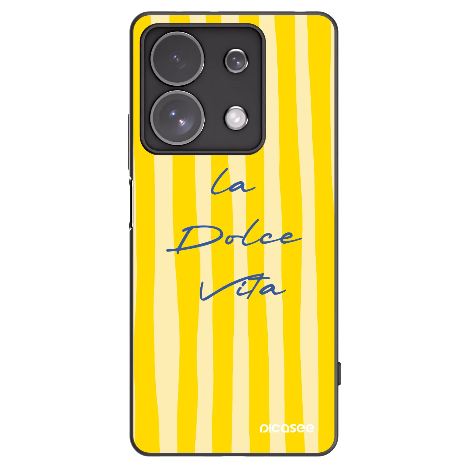 Picasee husă neagră din silicon pentru Xiaomi Redmi Note 13 Pro 4G - Ladolcevita