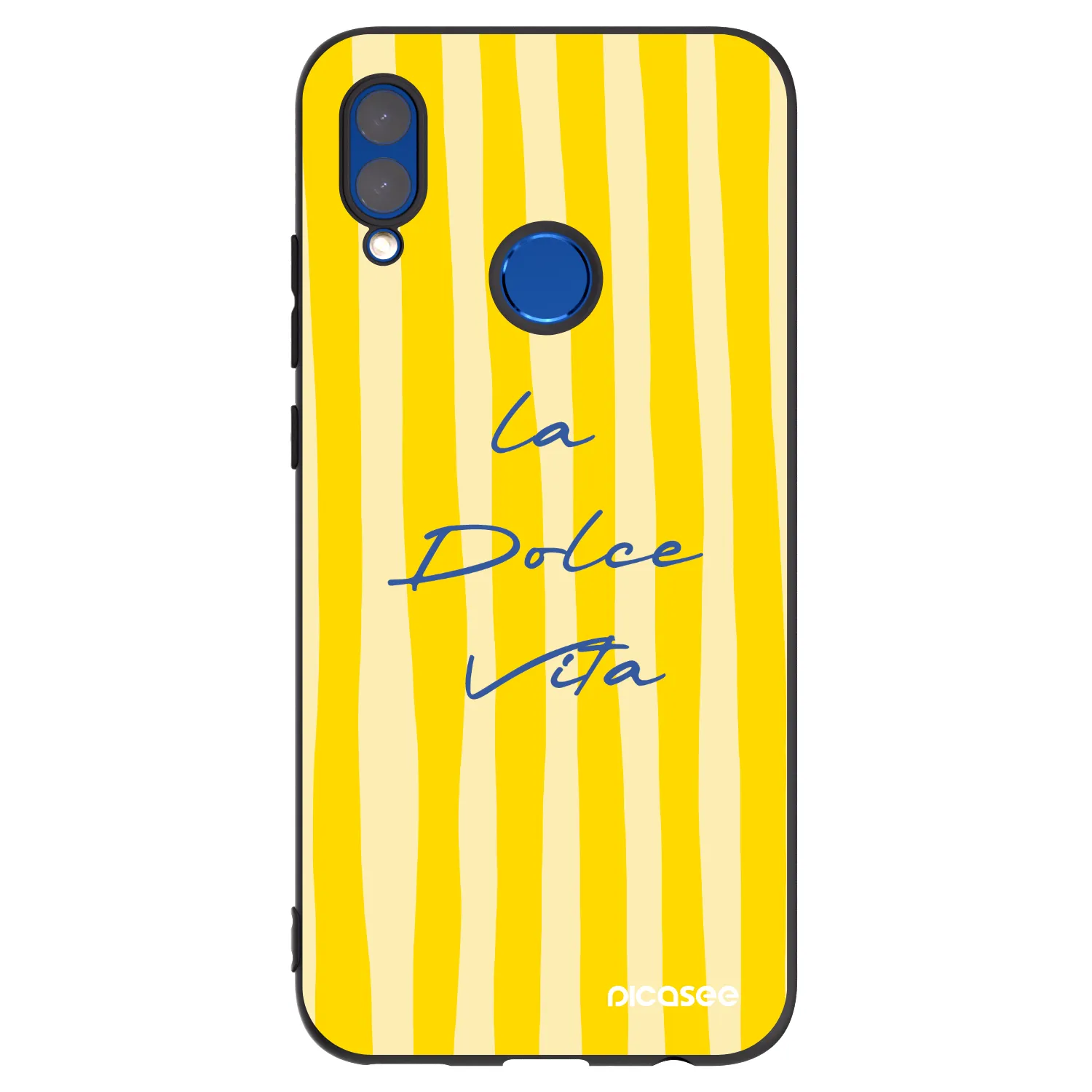 Picasee husă neagră din silicon pentru Honor 10 Lite - Ladolcevita