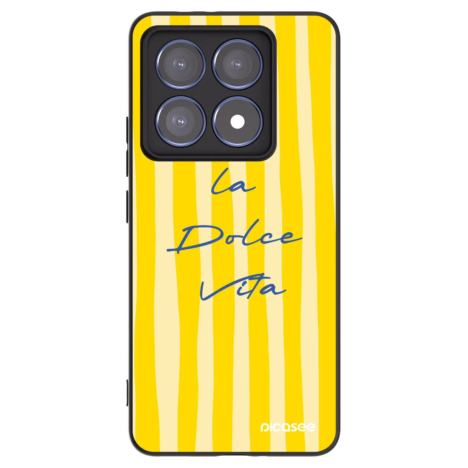 Picasee husă neagră din silicon pentru Xiaomi 14T Pro - Ladolcevita