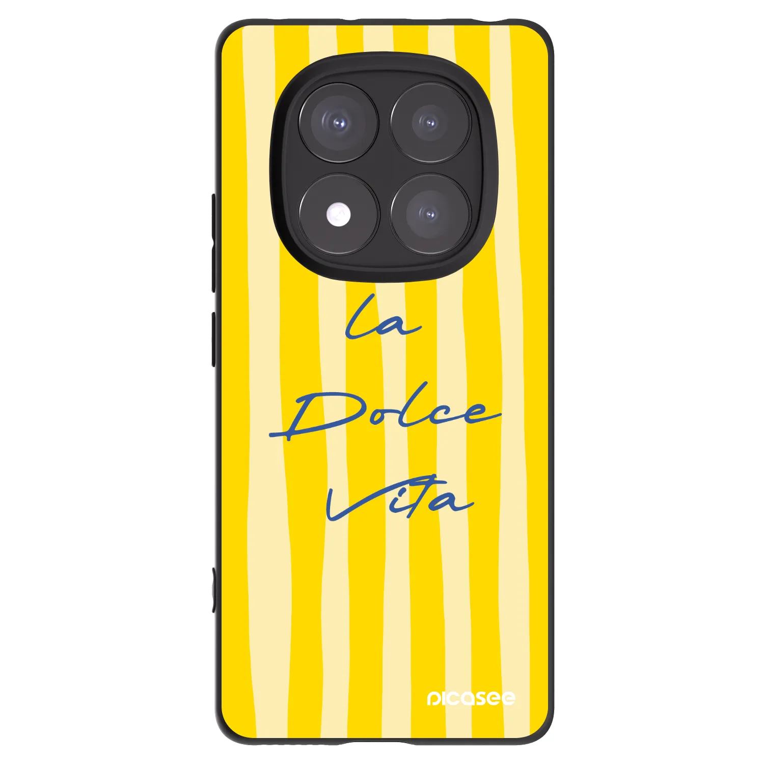 Picasee husă neagră din silicon pentru Xiaomi Redmi Note 14 Pro 5G - Ladolcevita