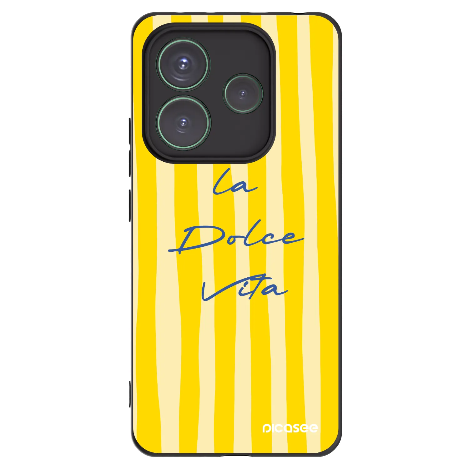 Picasee husă neagră din silicon pentru Xiaomi Redmi Note 14 5G - Ladolcevita