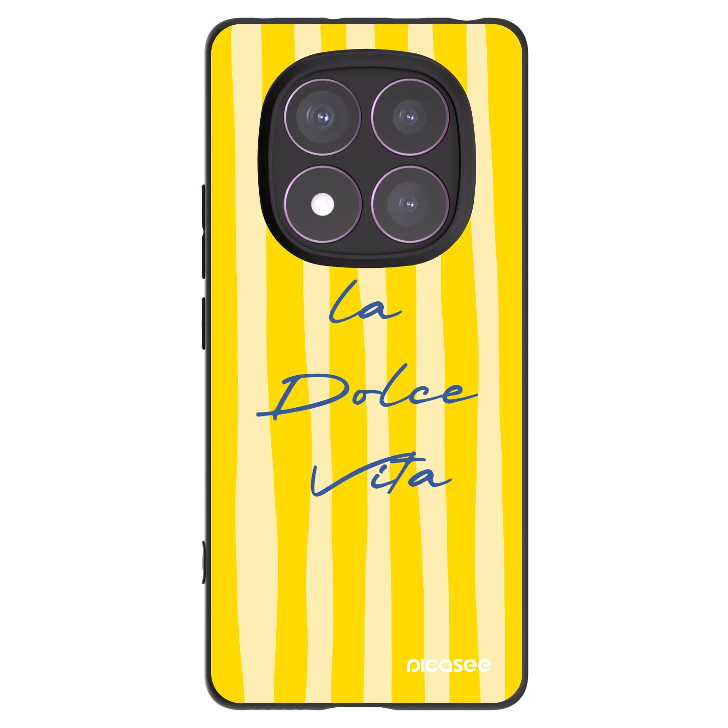 Picasee husă neagră din silicon pentru Xiaomi Redmi Note 14 Pro 4G - Ladolcevita