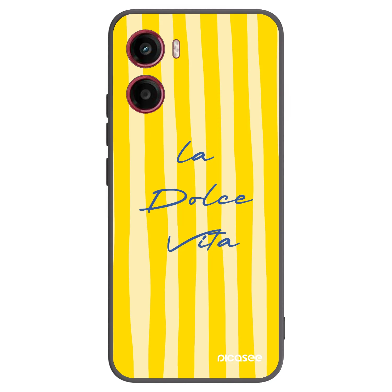 Picasee husă neagră din silicon pentru Motorola Moto G05 - Ladolcevita