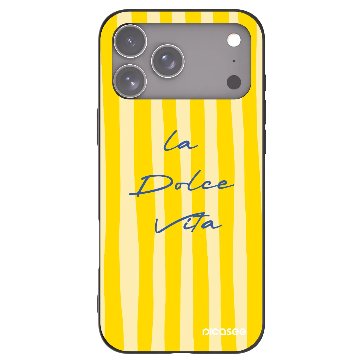 Picasee husă neagră din silicon pentru Apple iPhone 17 Pro Max - Ladolcevita