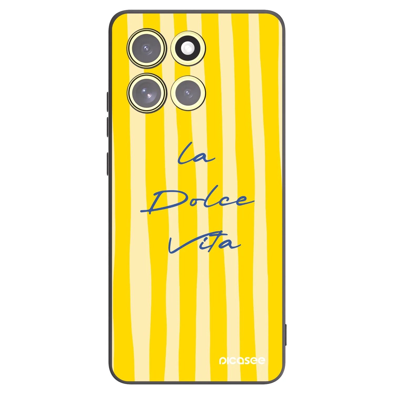 Picasee husă neagră din silicon pentru Motorola Moto G86 Power 5G - Ladolcevita