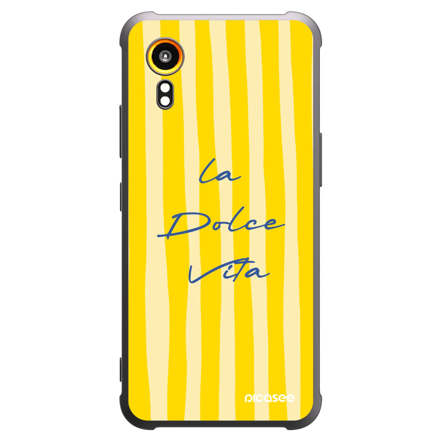 Picasee husă neagră din silicon pentru Samsung Galaxy XCover 7 - Ladolcevita