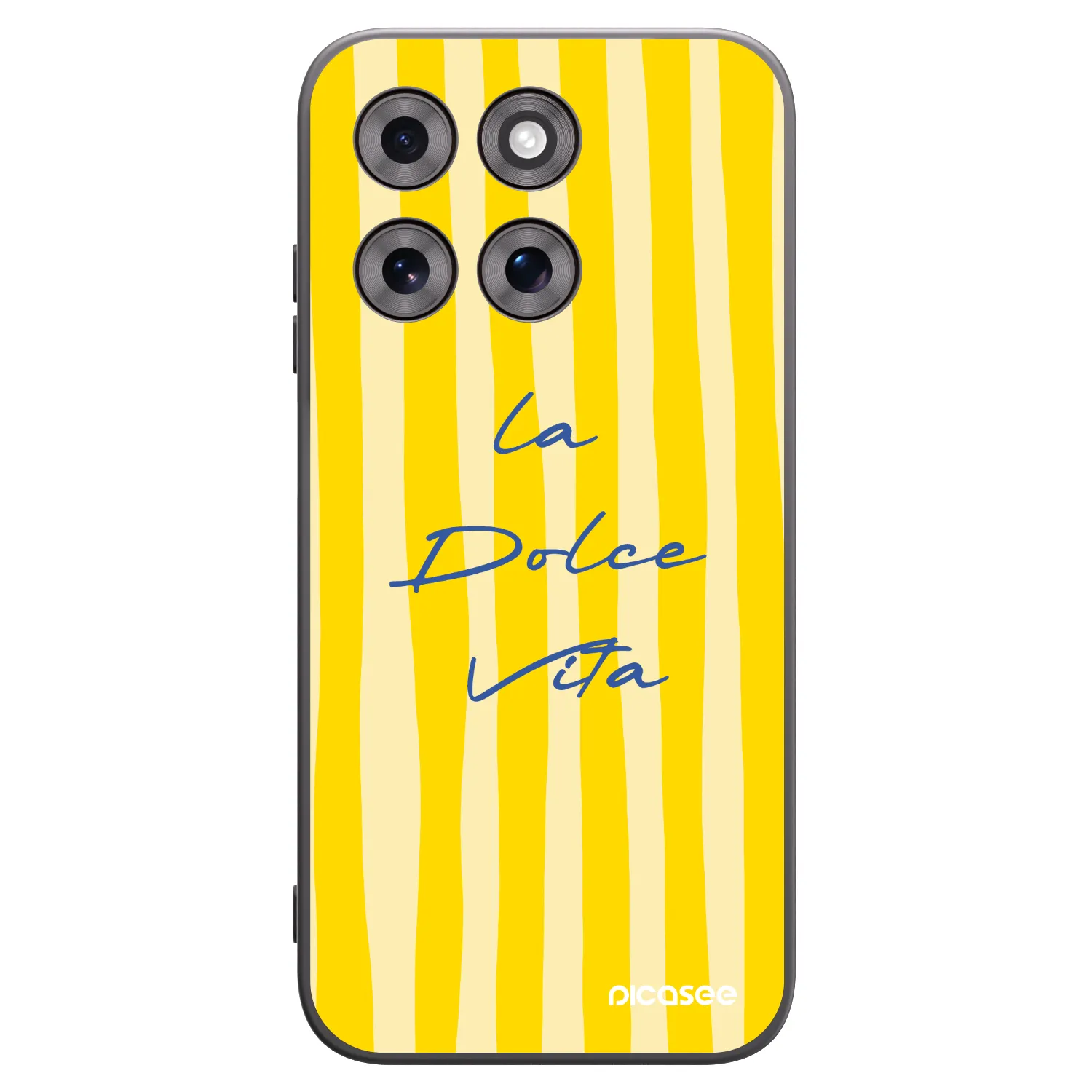 Picasee husă neagră din silicon pentru Motorola Moto G77 - Ladolcevita