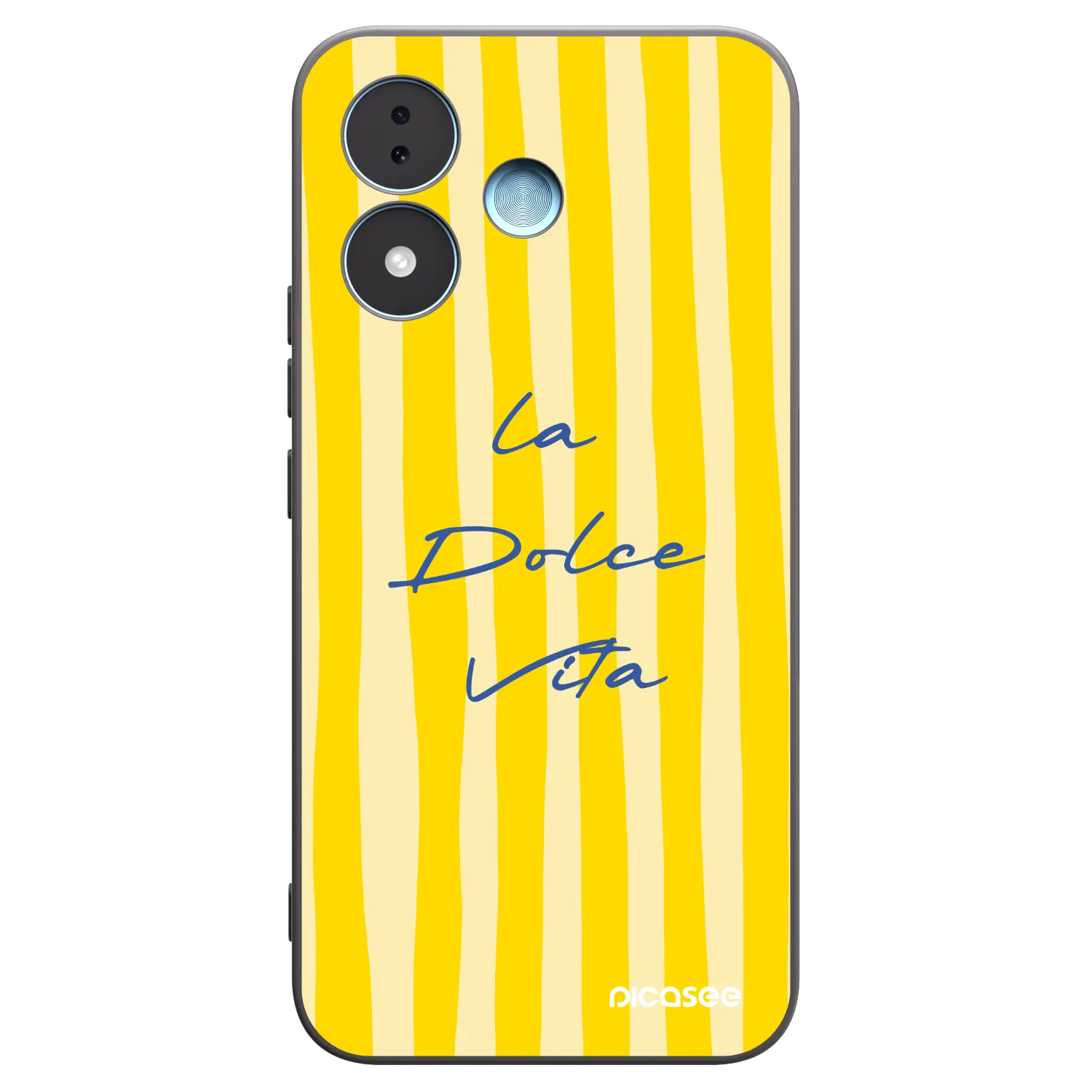 Picasee husă neagră din silicon pentru Xiaomi Redmi Note 17 5G - Ladolcevita