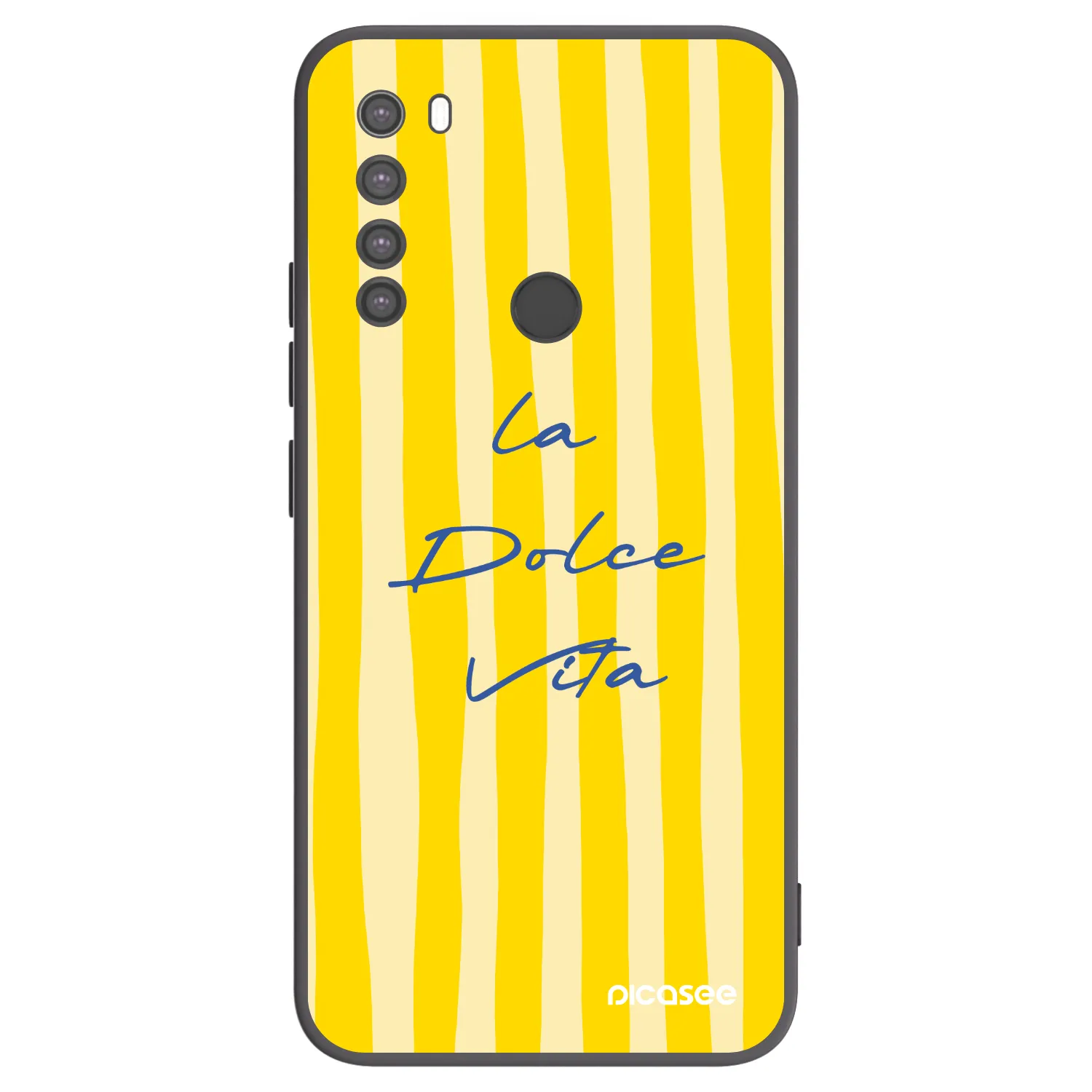 Picasee husă neagră din silicon pentru Xiaomi Redmi Note 8 - Ladolcevita