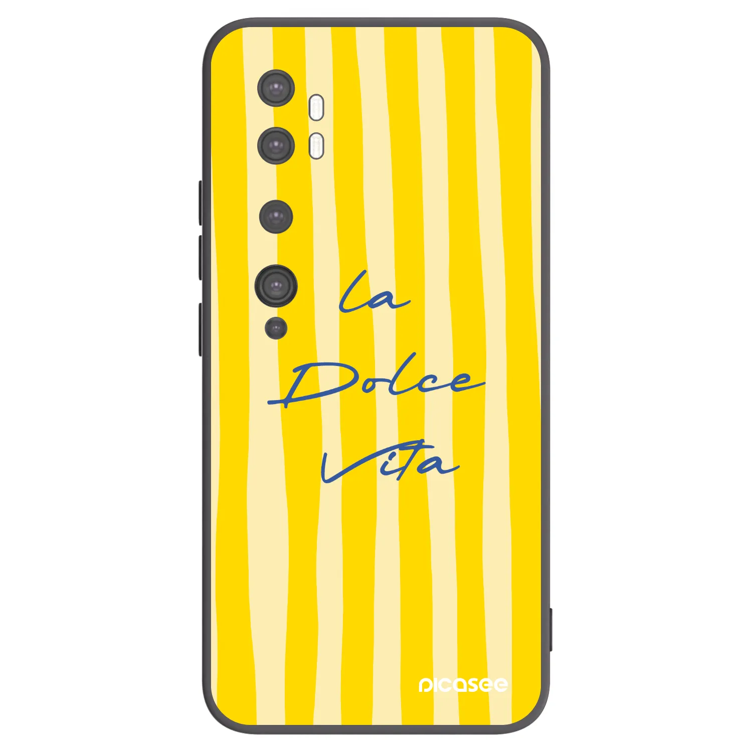Picasee husă neagră din silicon pentru Xiaomi Mi Note 10 (Pro) - Ladolcevita