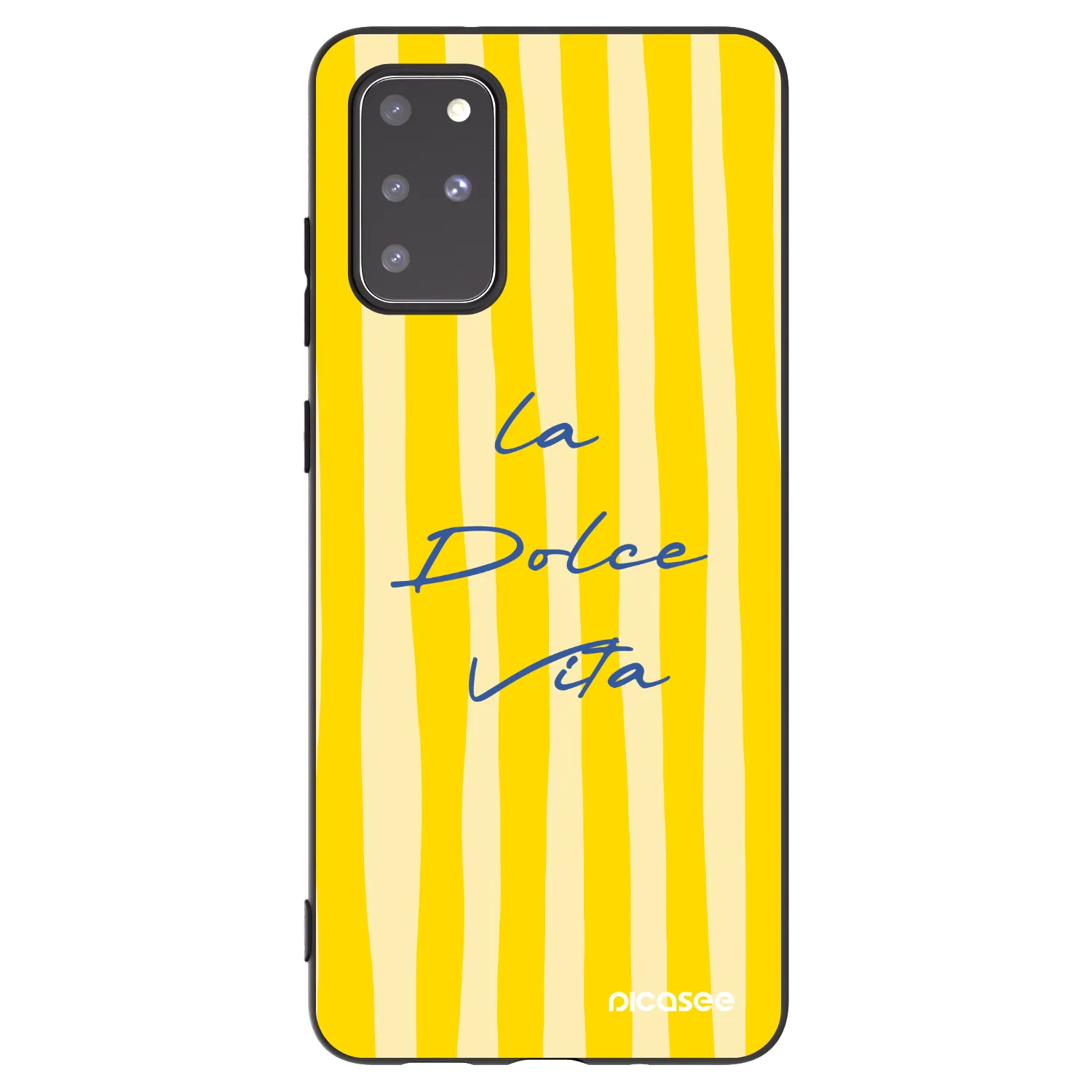 Picasee husă neagră din silicon pentru Samsung Galaxy S20+ G985F - Ladolcevita