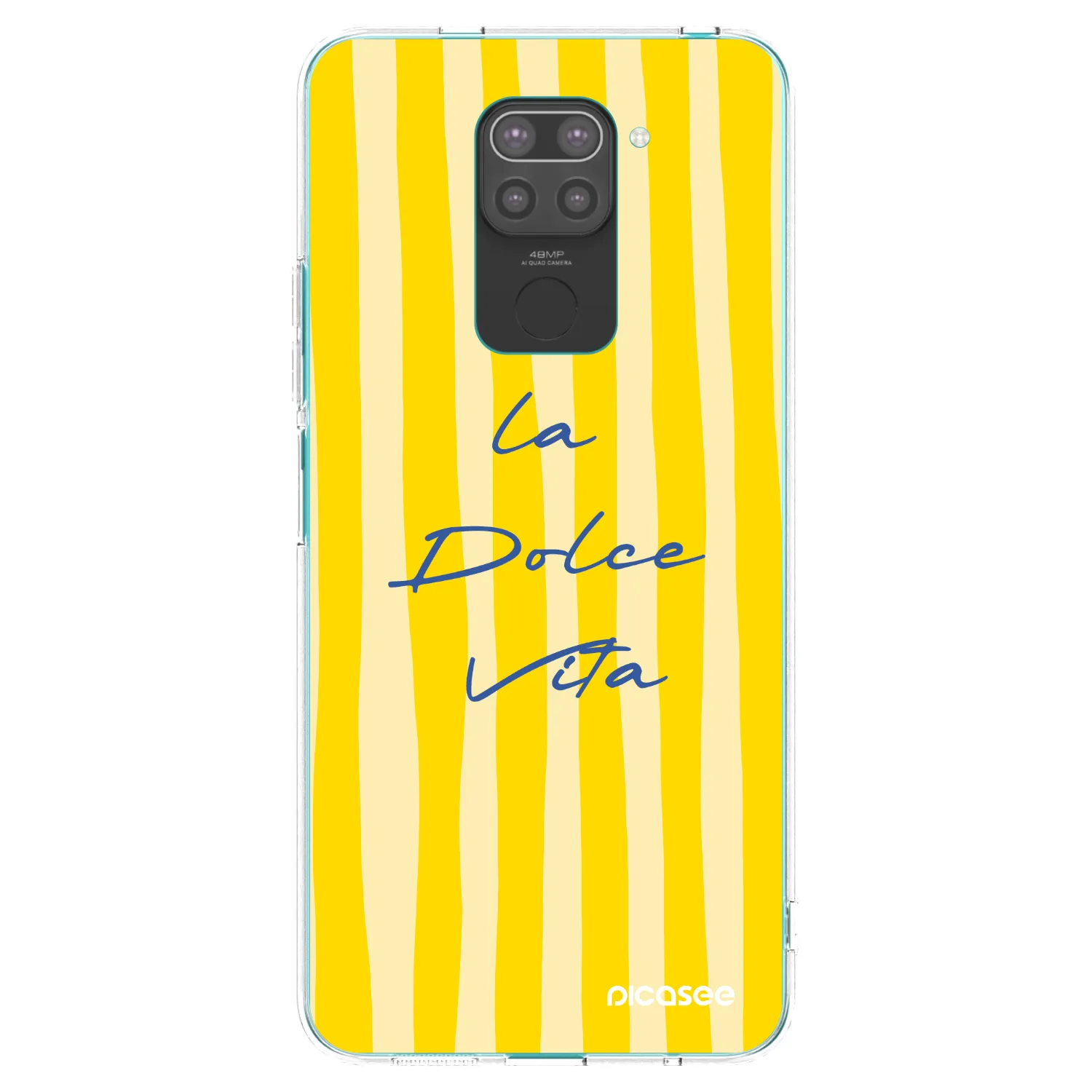 Picasee husă neagră din silicon pentru Xiaomi Redmi Note 9 - Ladolcevita