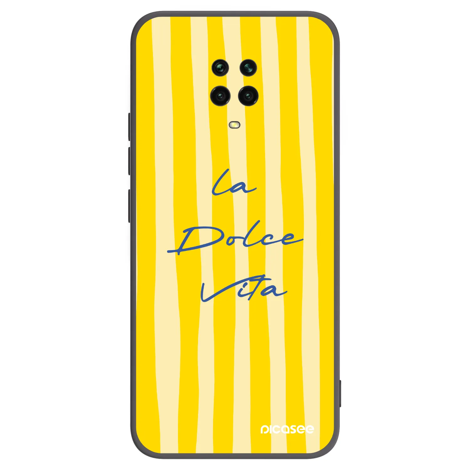 Picasee husă neagră din silicon pentru Xiaomi Redmi Note 9S - Ladolcevita