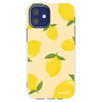 Picasee husă transparentă din silicon pentru Apple iPhone 12 mini - Limoncella
